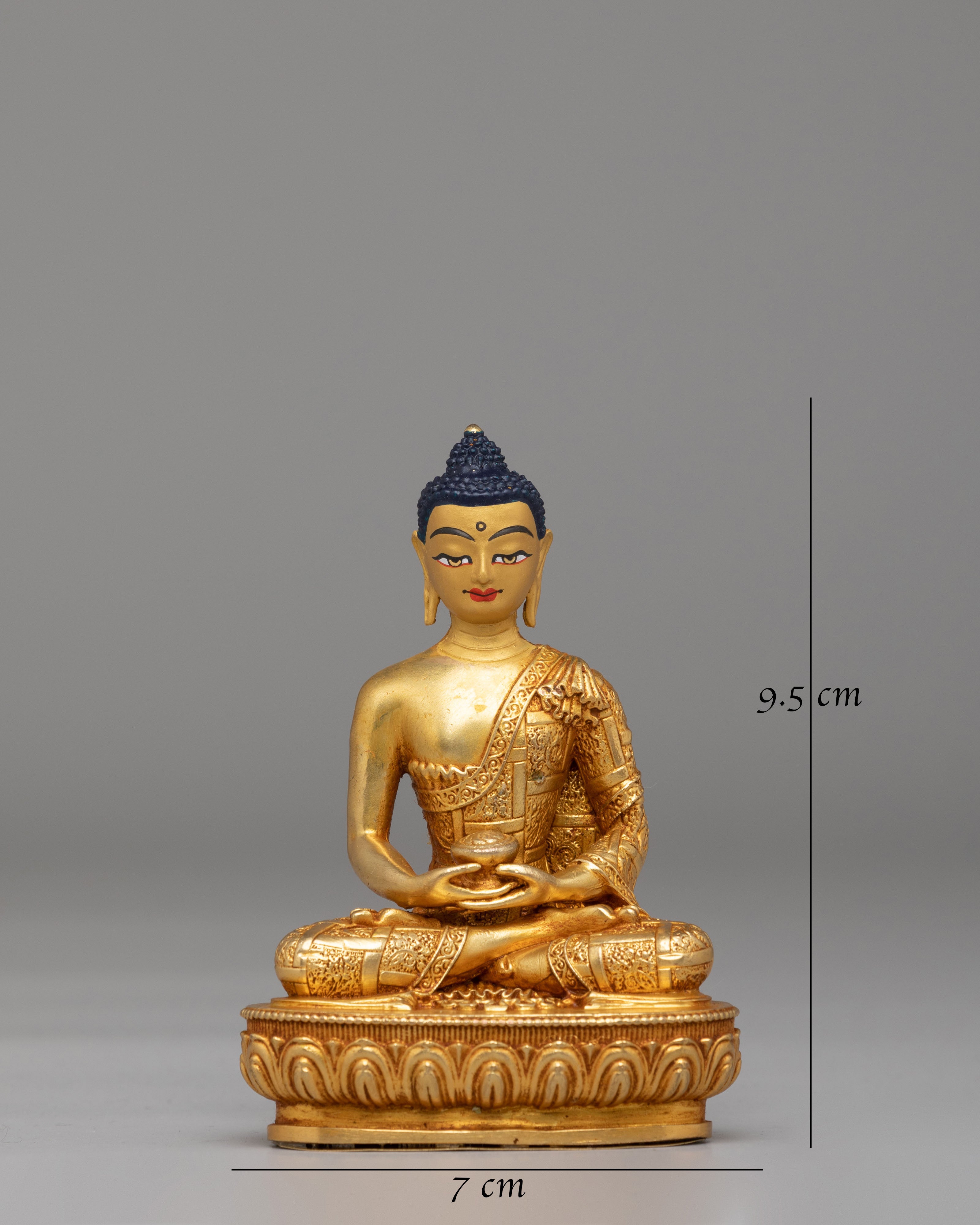 Traditional Amitabha Buddha Deity Statue | Buddhist Altar Decor