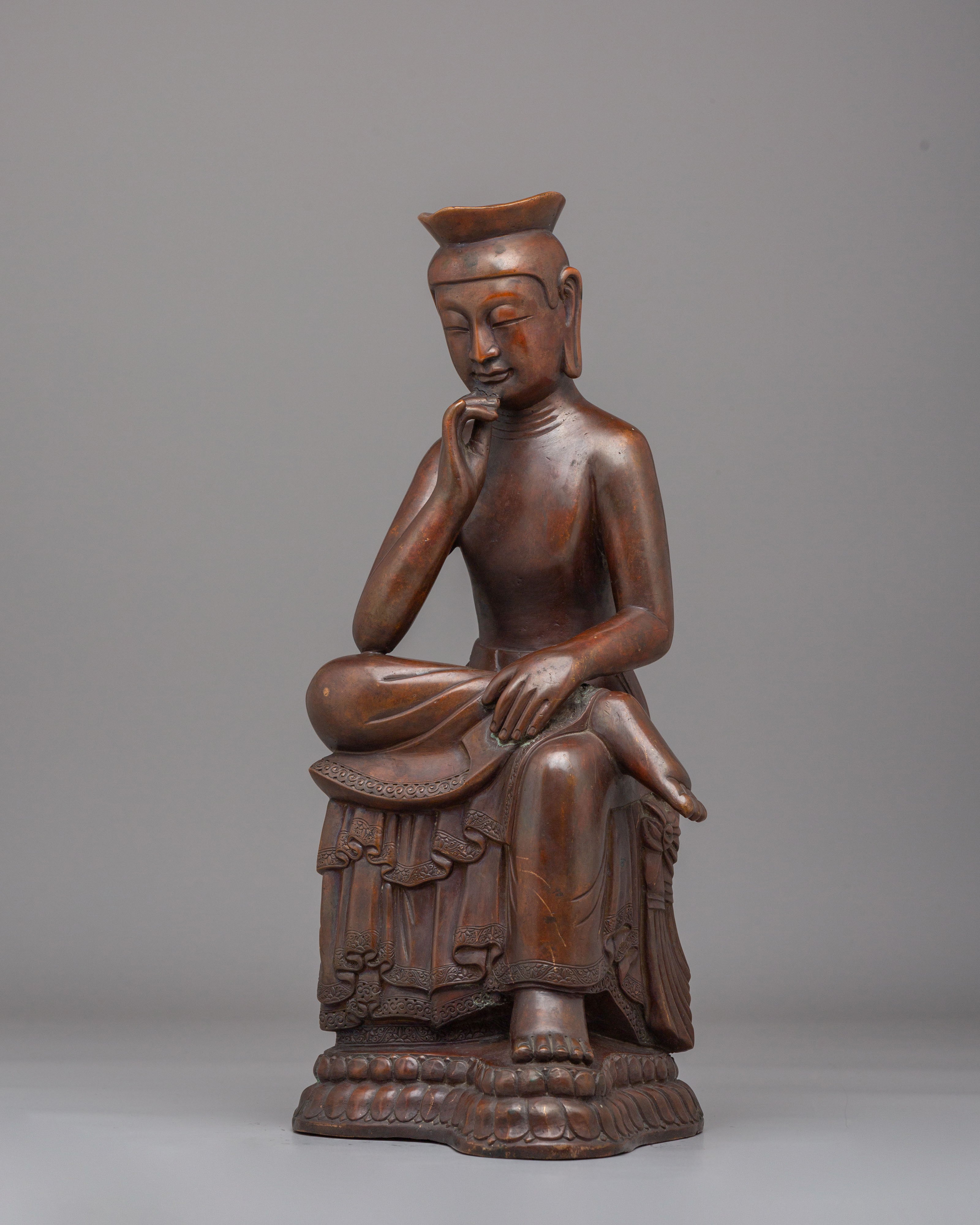 Tibetan Maitreya Buddha Sculpture | Symbol of Future Enlightenment