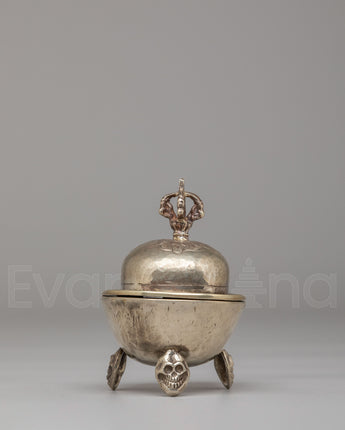 Sacred Kapala With Vajra Top