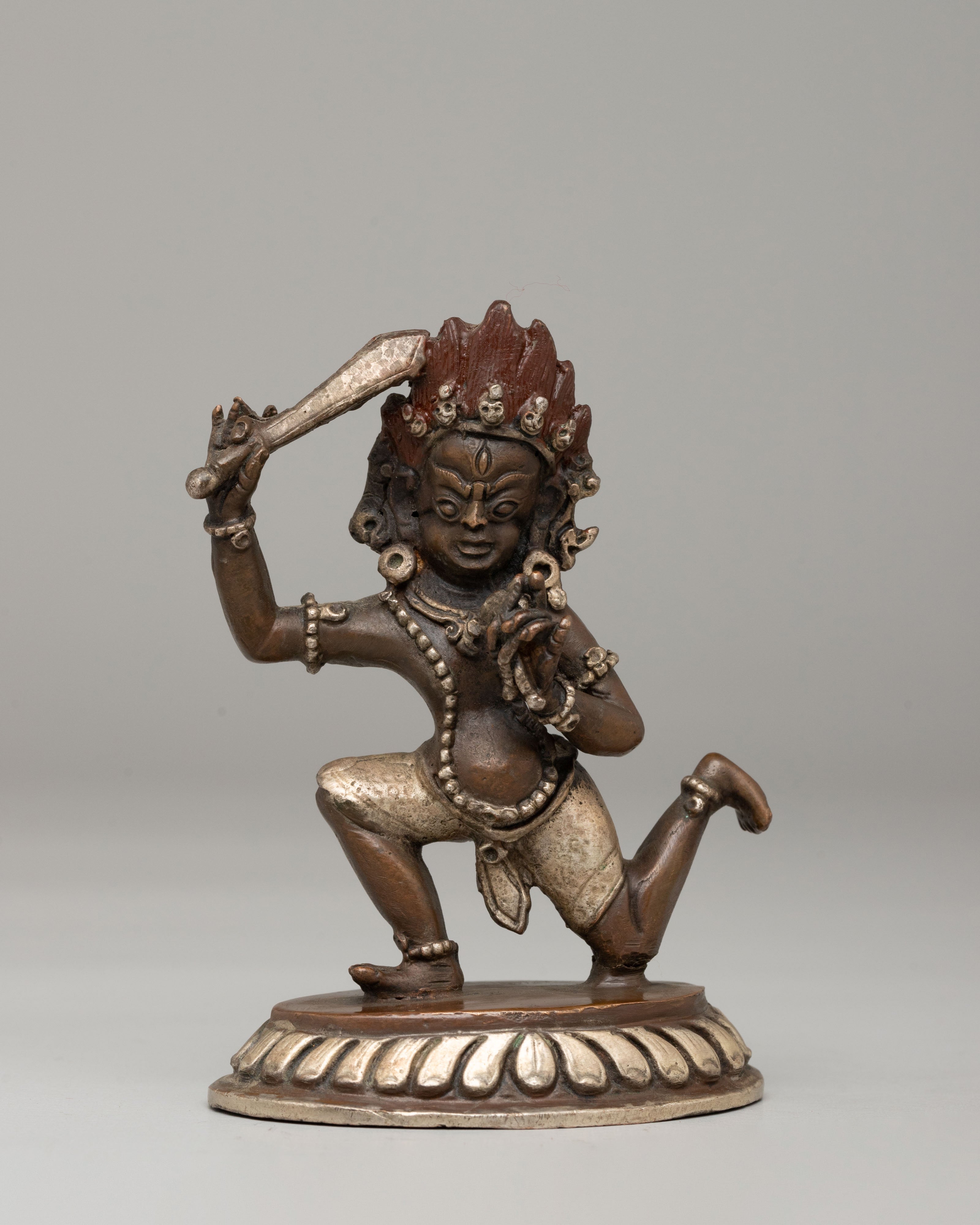 Dharma Protector Achala Statue | Wrathful Deity Figurine