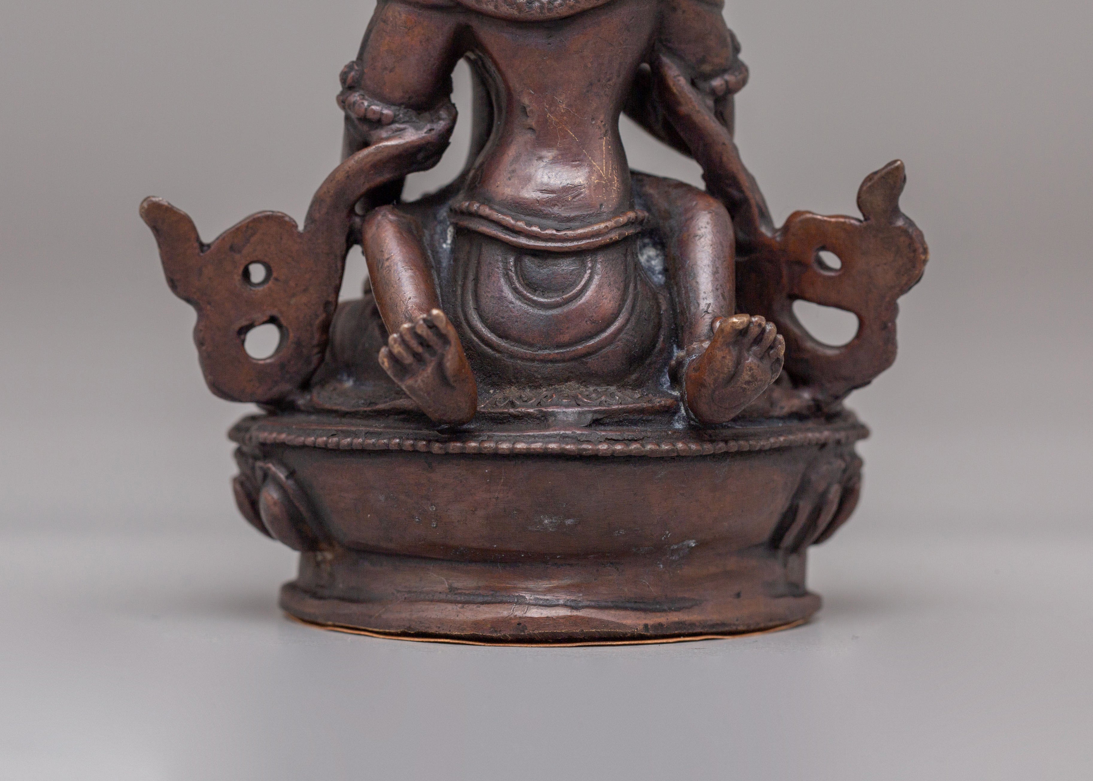 Vajrasattva With Consort Sculpture | Himalayan Buddhist Art