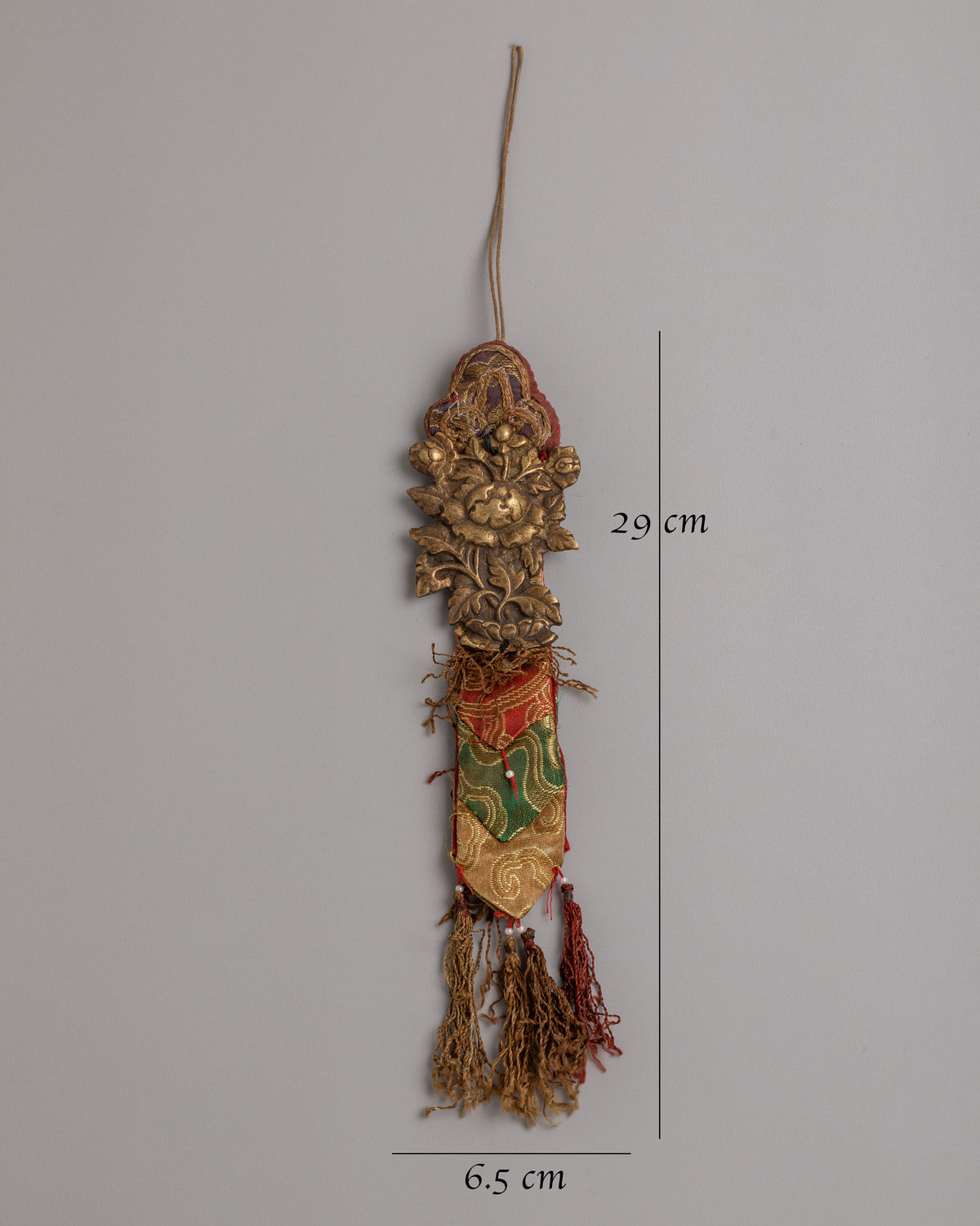 Himalayan Flower Decorative Hanging | Traditional Brass Ornament