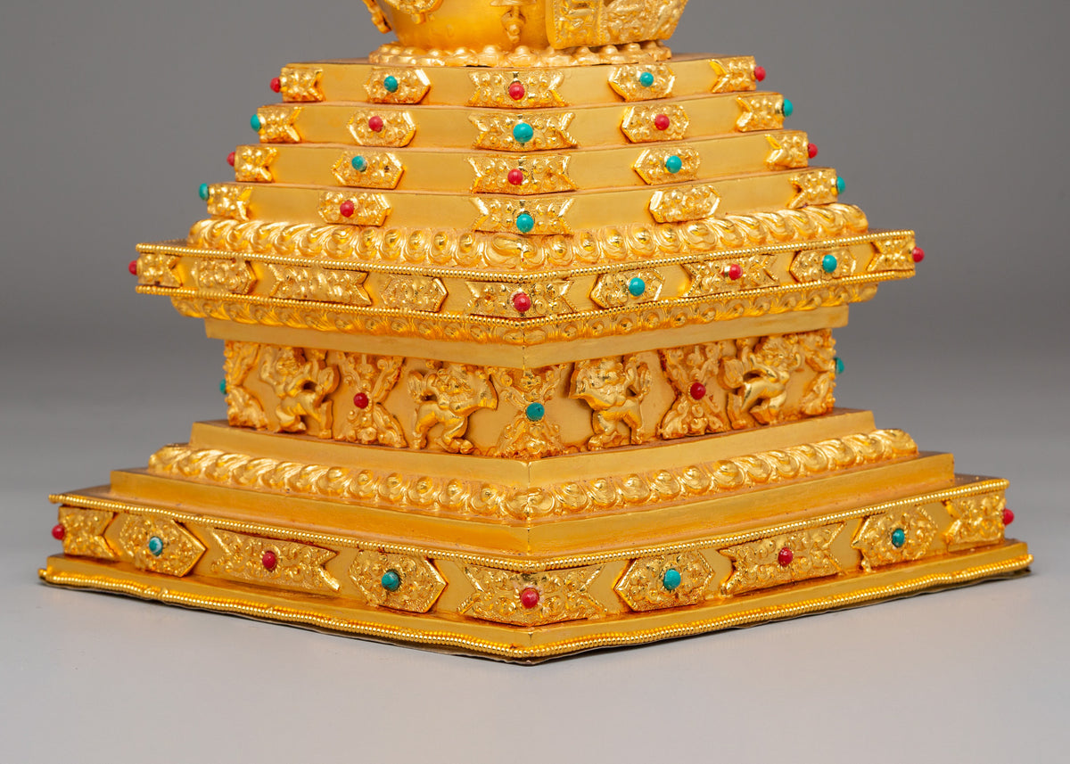 Buddhist Relic Enlightenment Stupa | Sacred Symbol of Awakening