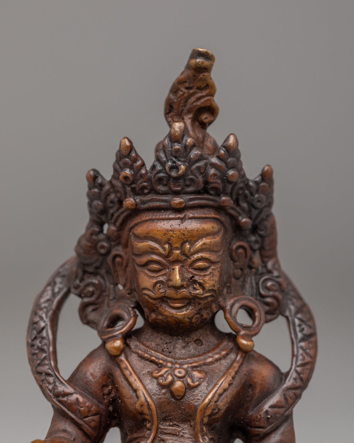Himalayan Yellow Dzambhala Statue | Machine Made Sculpture