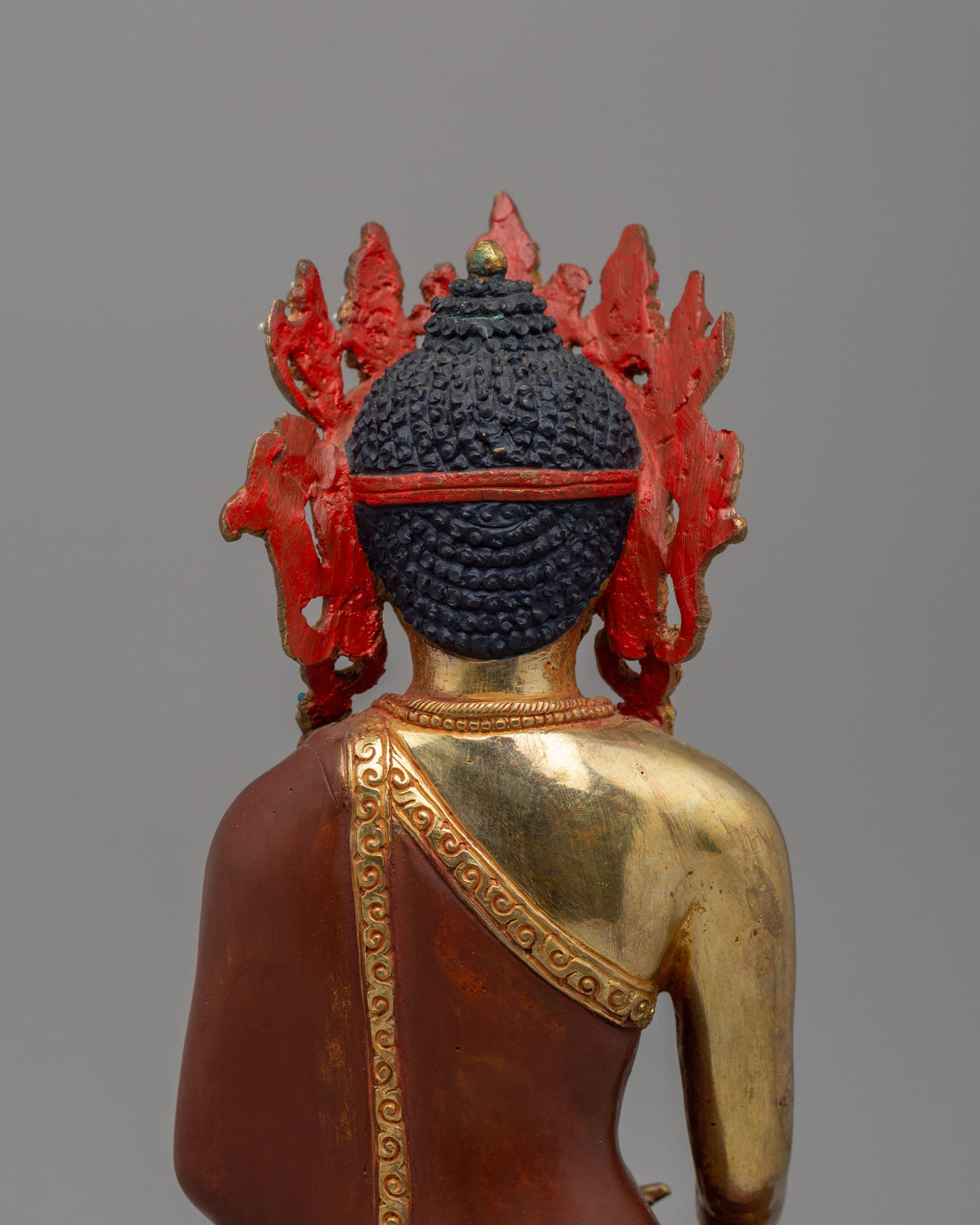 Spiritual Crowned Shakyamuni Buddha Statue | Altar Decor