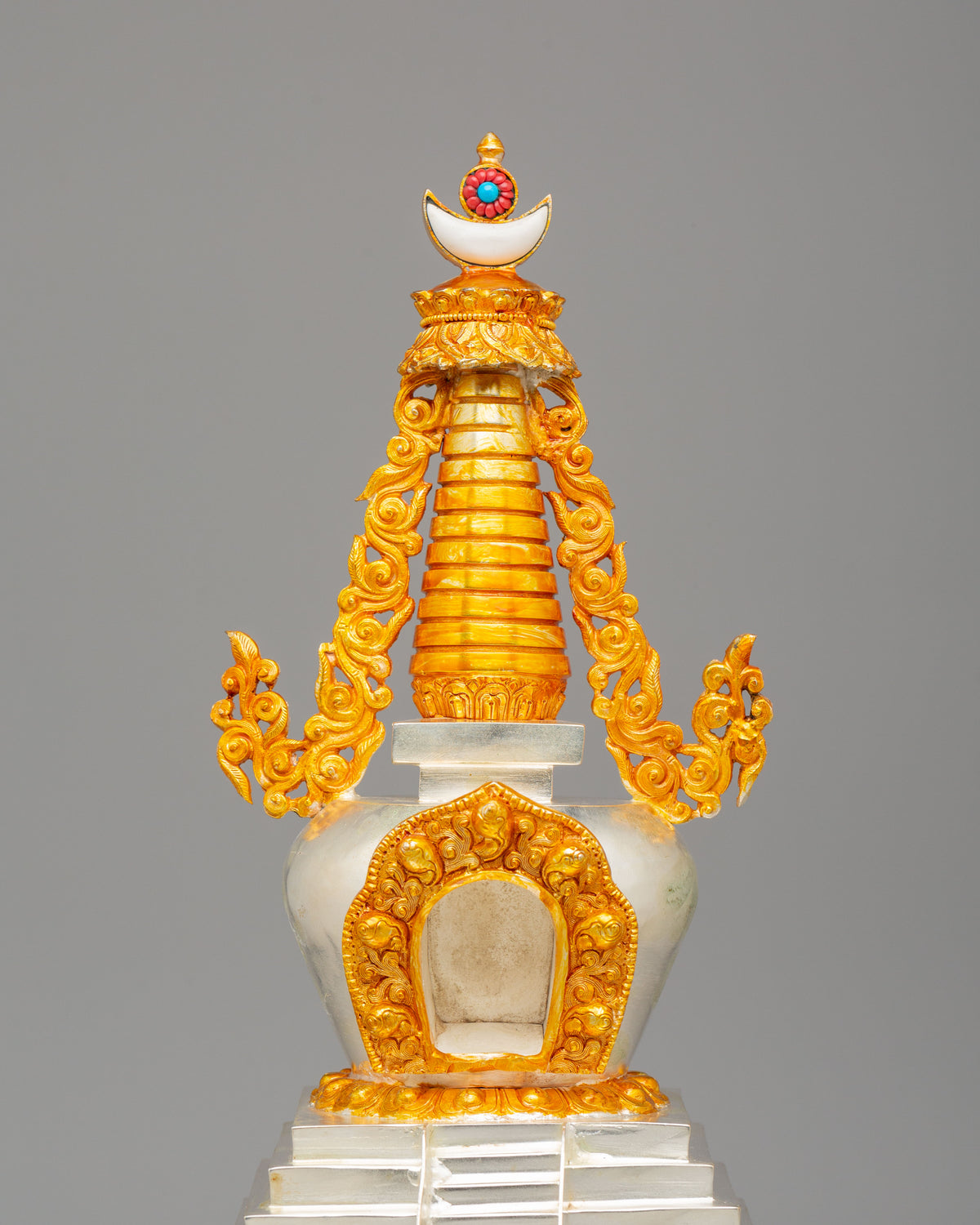 Scared Tibetan Stupa | Handcrafted Buddhist Shrine