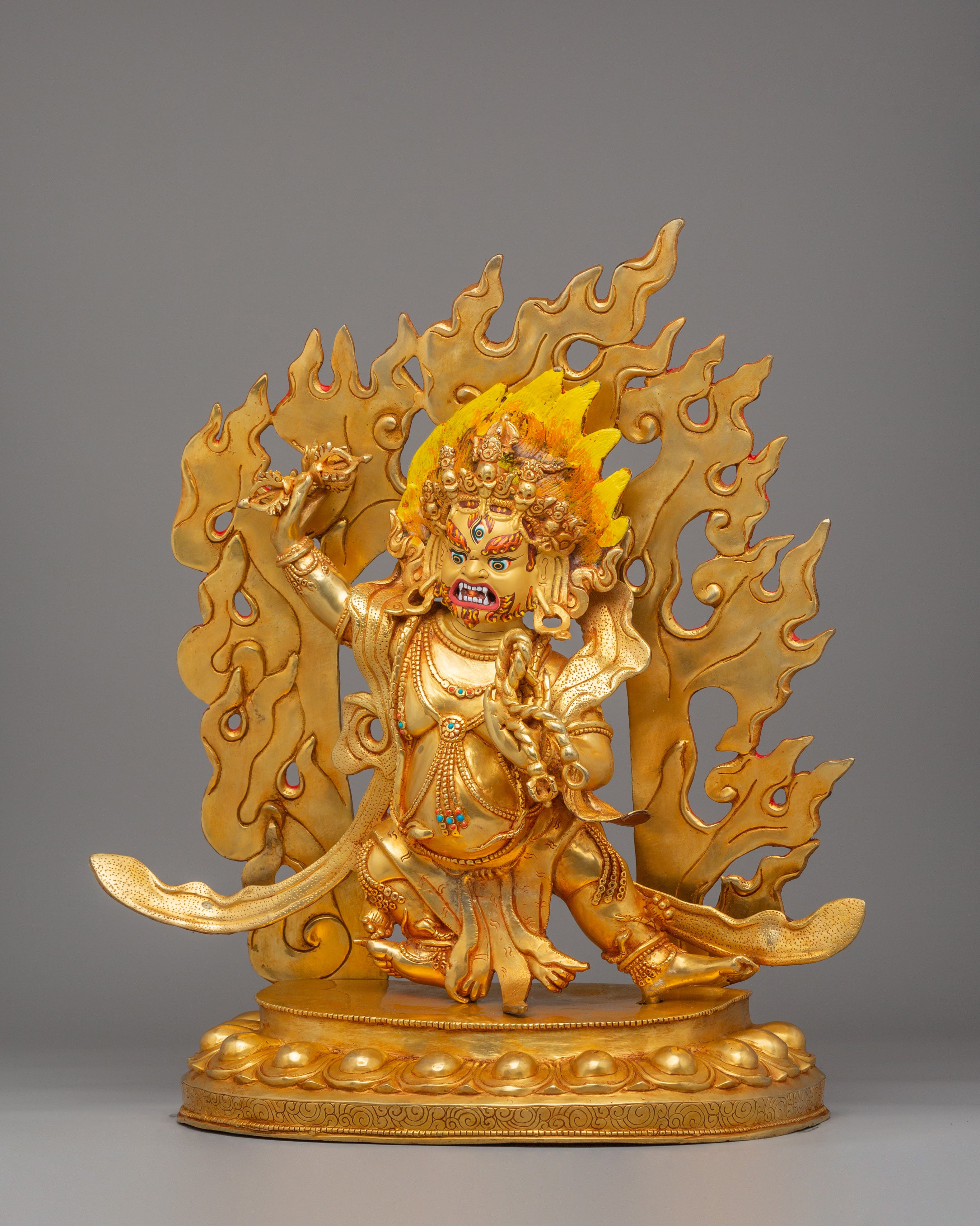 Vajrapani Buddhist Protector Deity Statue | Buddhist Altar Statue