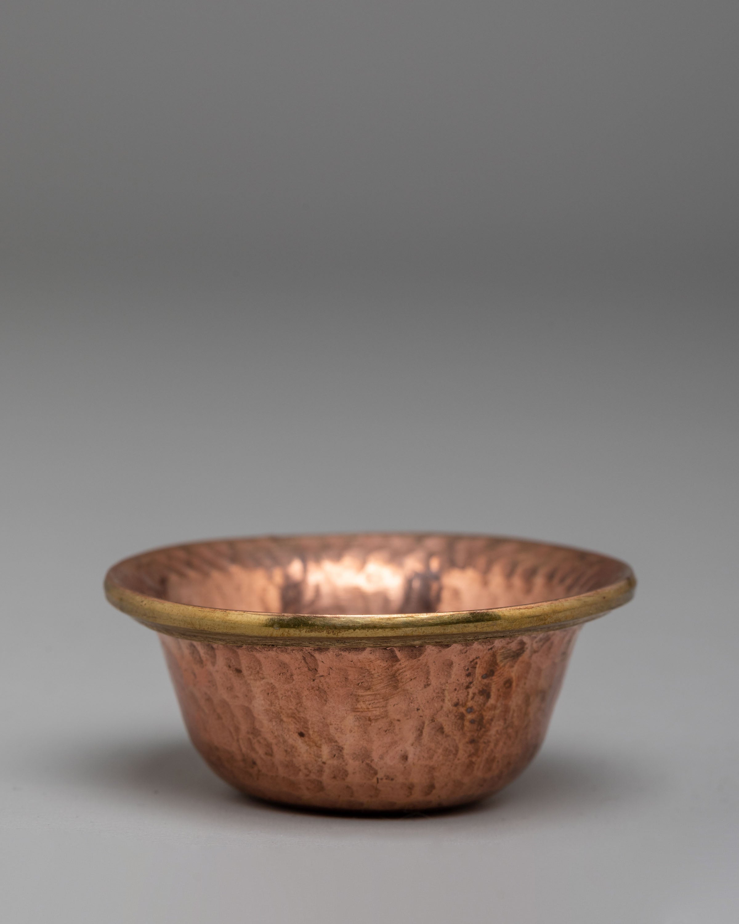 Ceremonial Seven Offering Bowl Set | Handcrafted Copper Altar Bowls