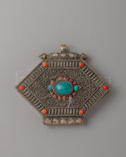 Traditional Ghau Box Prayer Amulet 