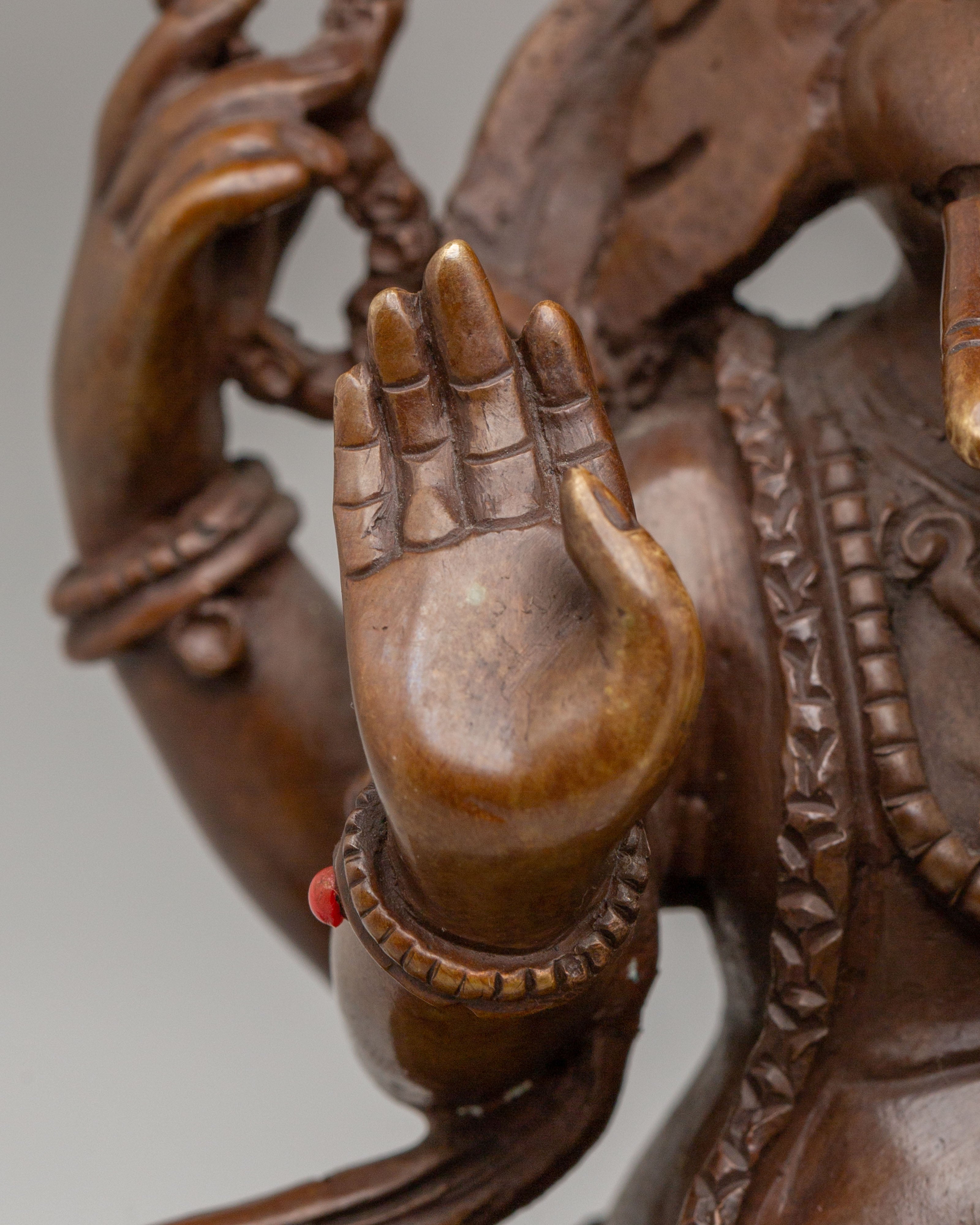 Handmade Ganesha Spiritual Statue | Hindu Deity of Prosperity & Wisdom