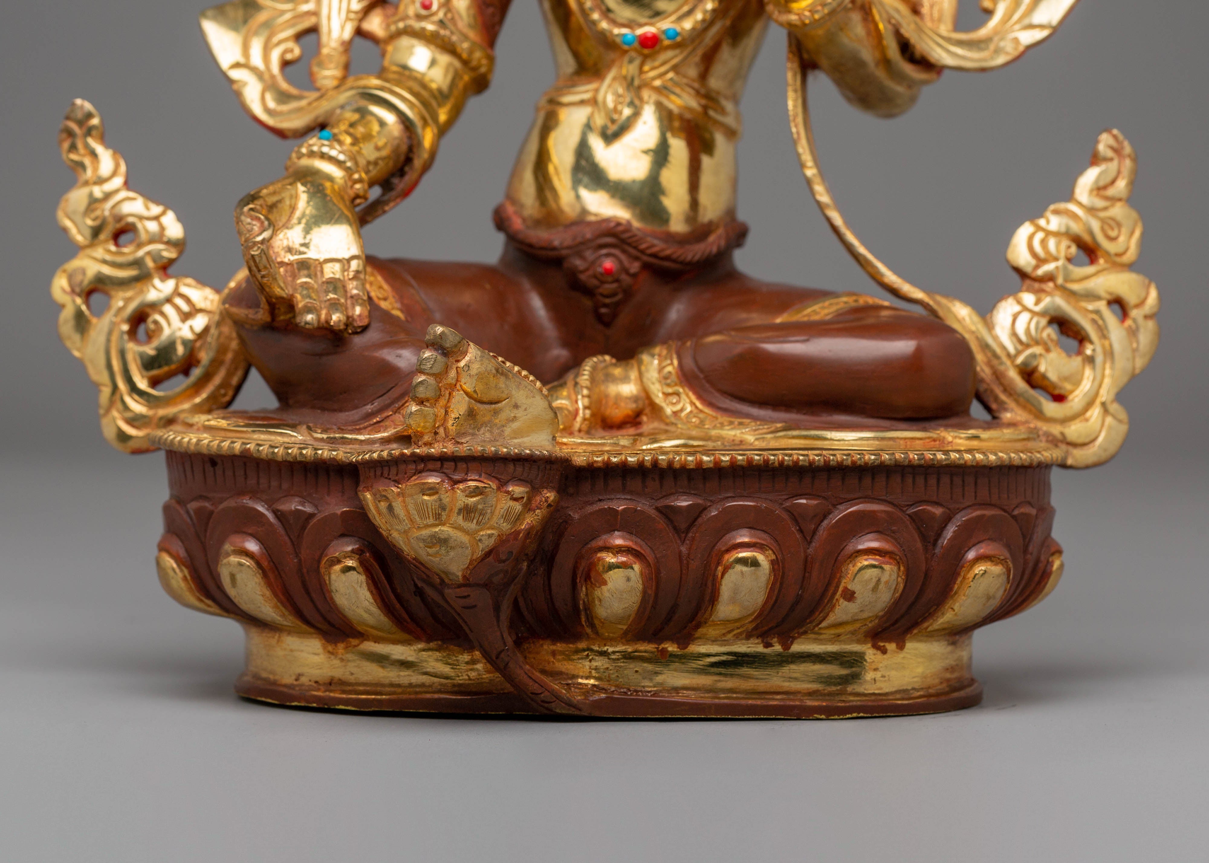 Green Tara Handmade Statue | Protector from Suffering and Obstacles