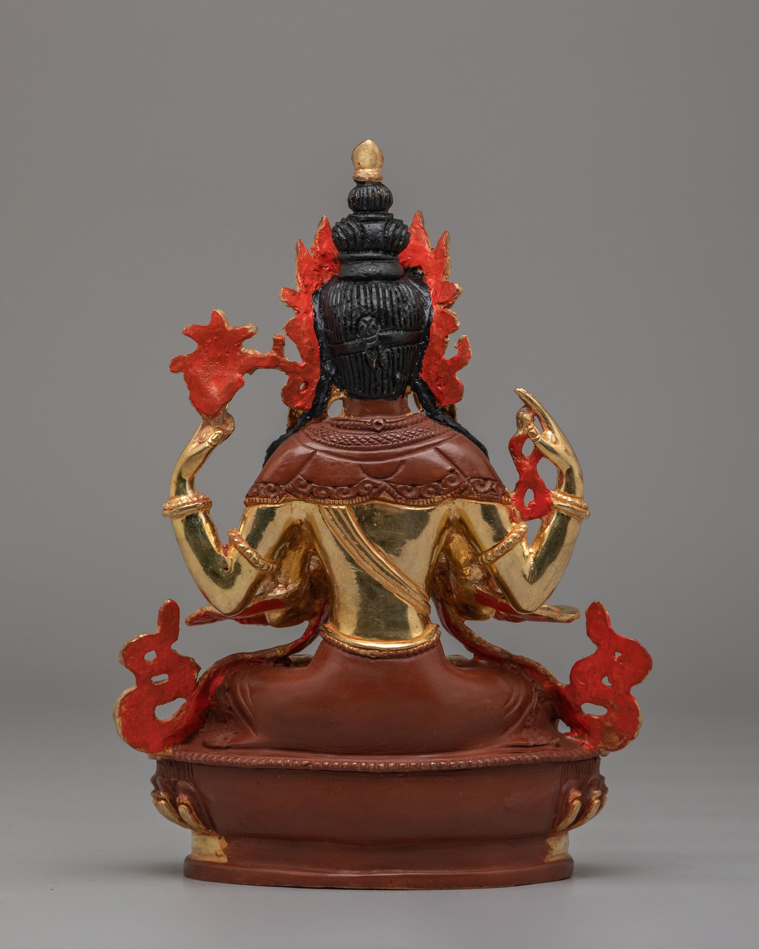 Spiritual Compassion Chenrezig Statue | Tibetan Bodhisattva of Compassion