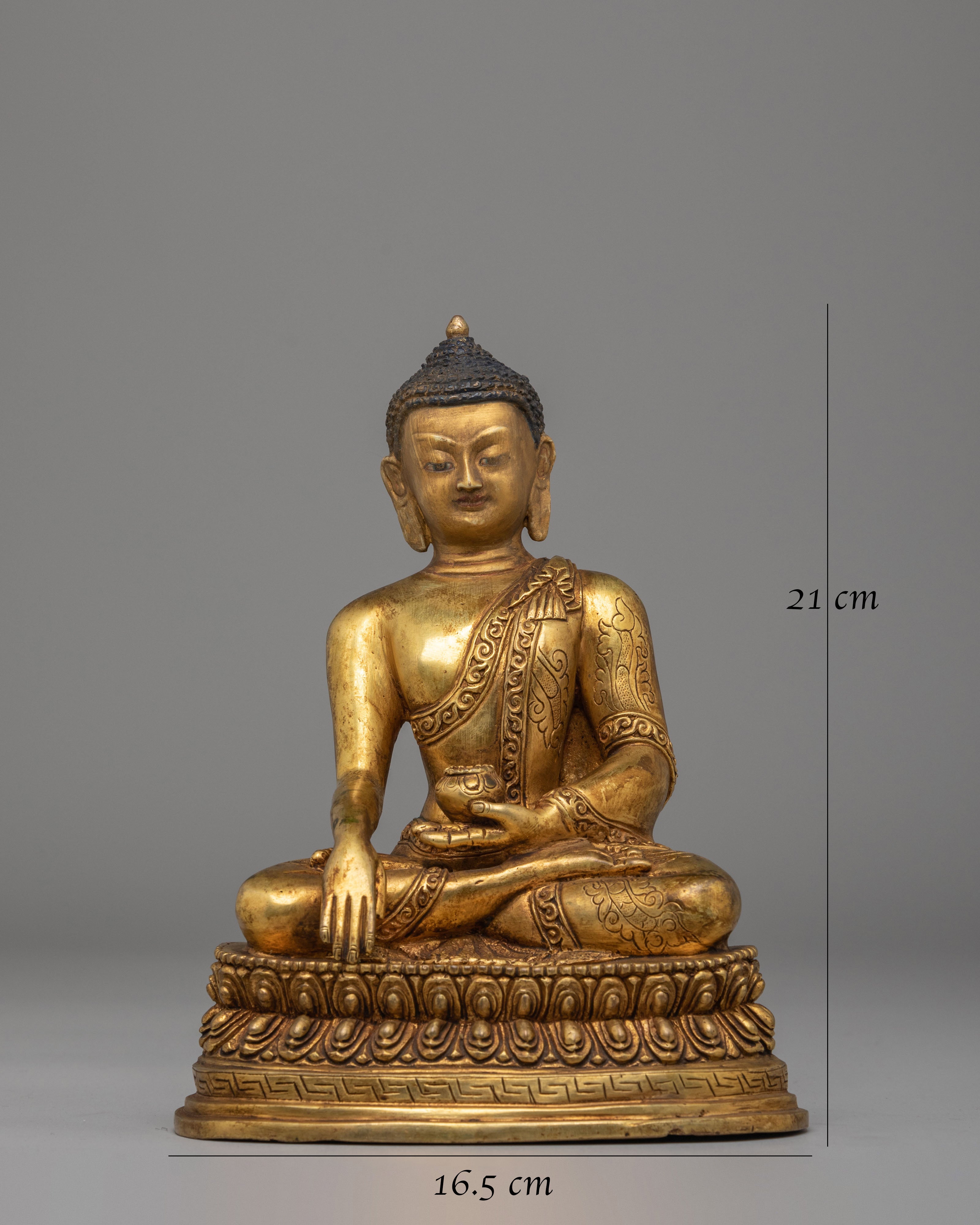Tibetan Shakyamuni Buddha Figure | Symbol of Enlightenment