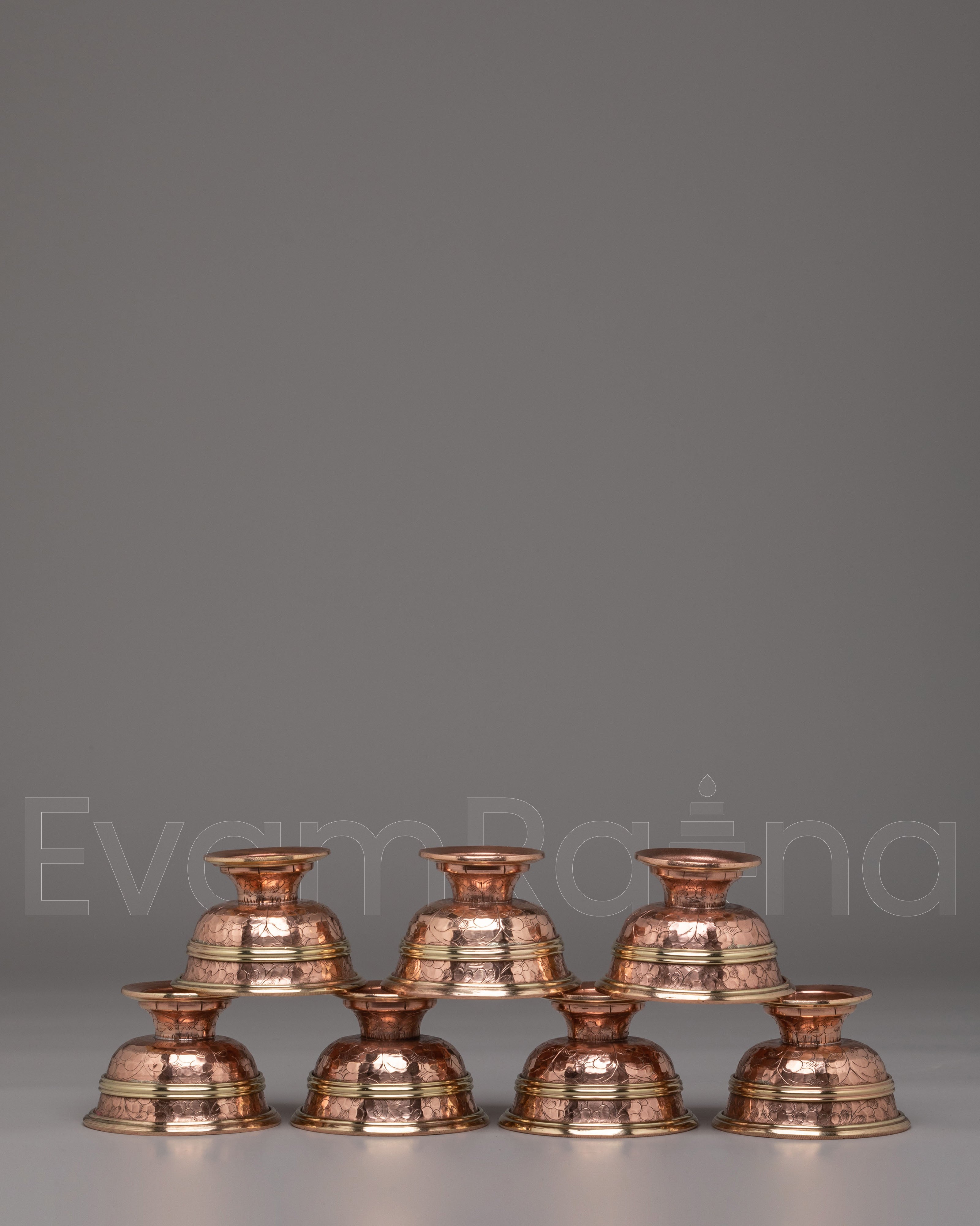 Handcrafted Offering Bowls Set 