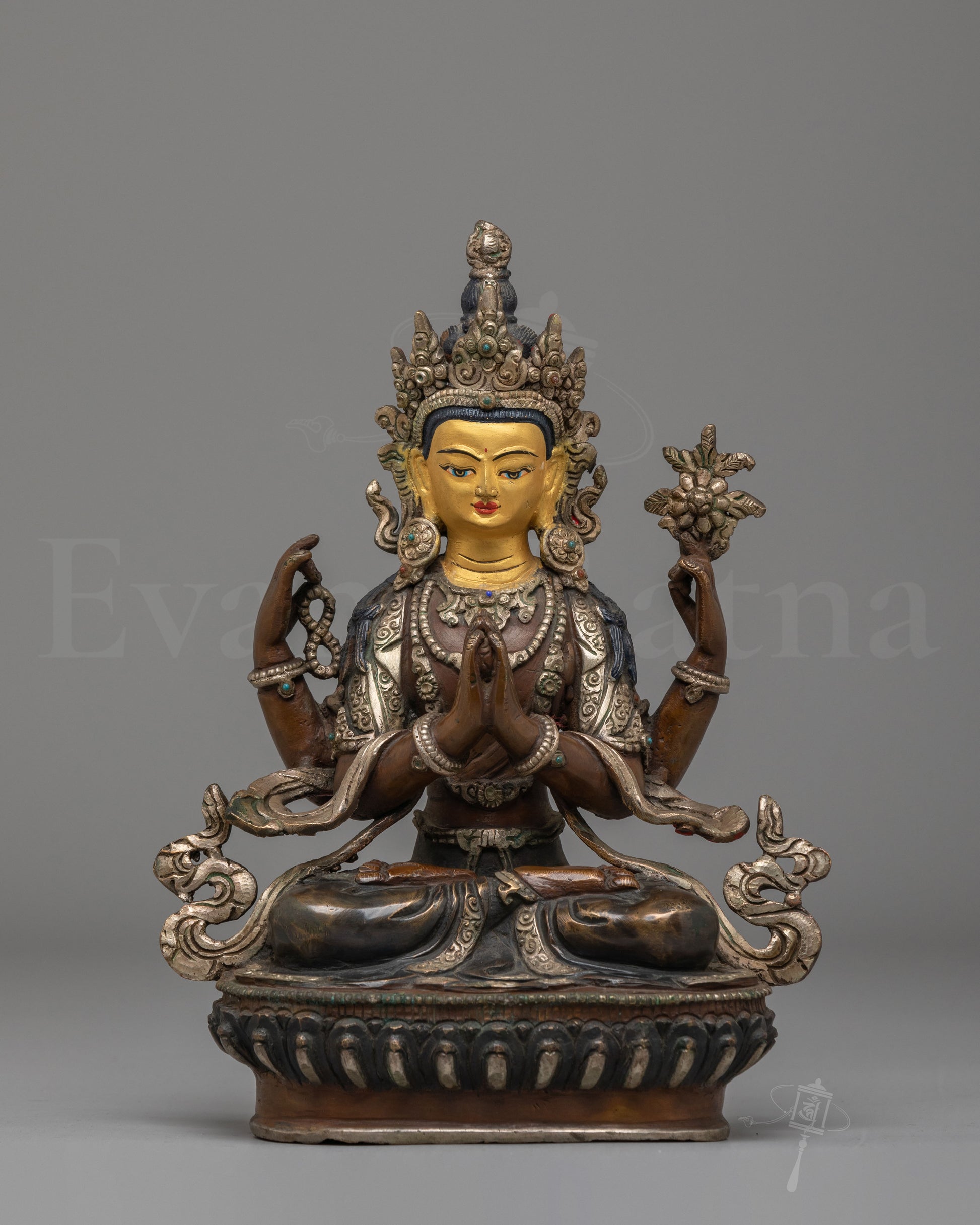 Sacred Tibetan Chenrezig Compassion Statue
