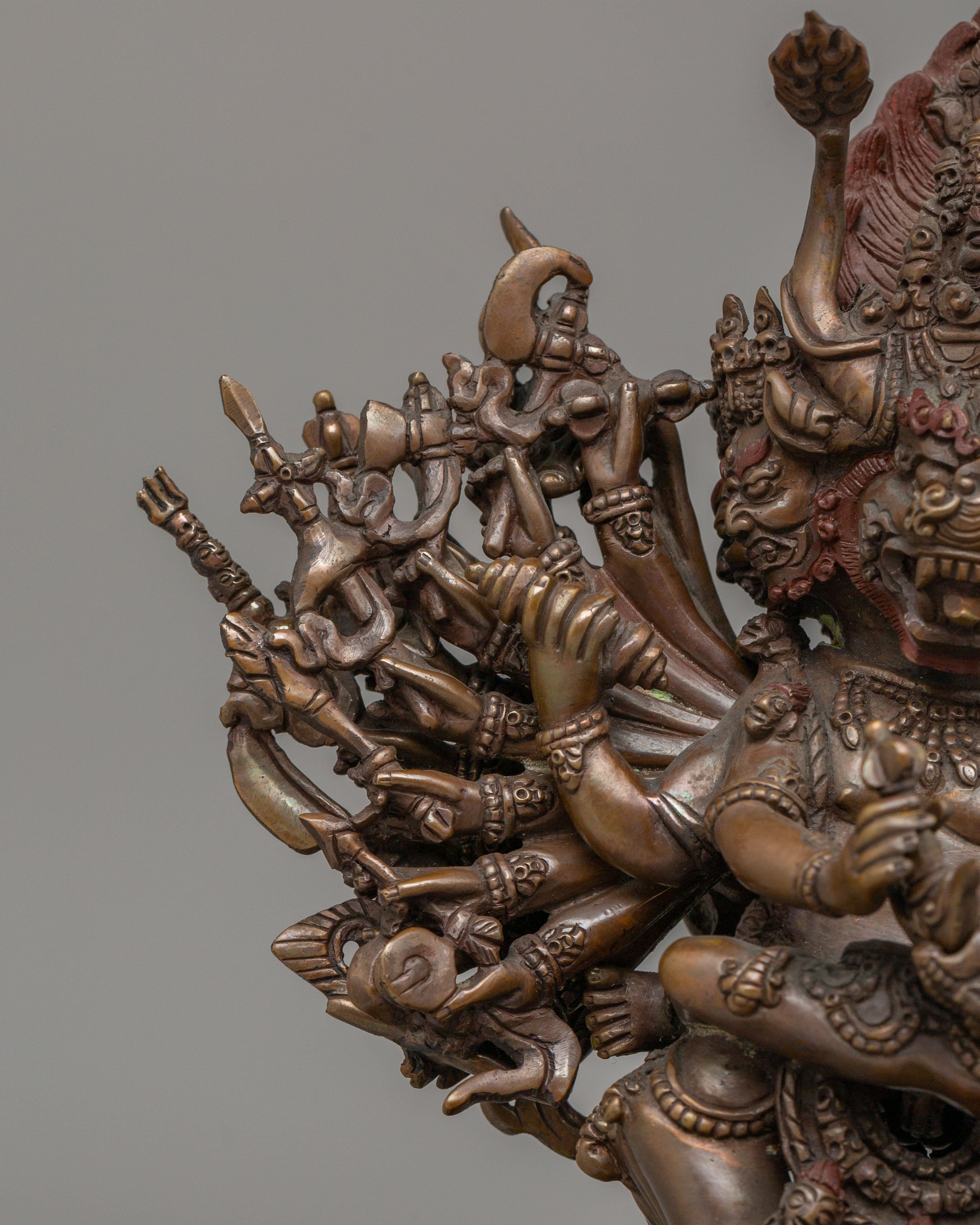 Spiritual Yamantaka Protective Deity Statue | Wrathful Deity Sculpture