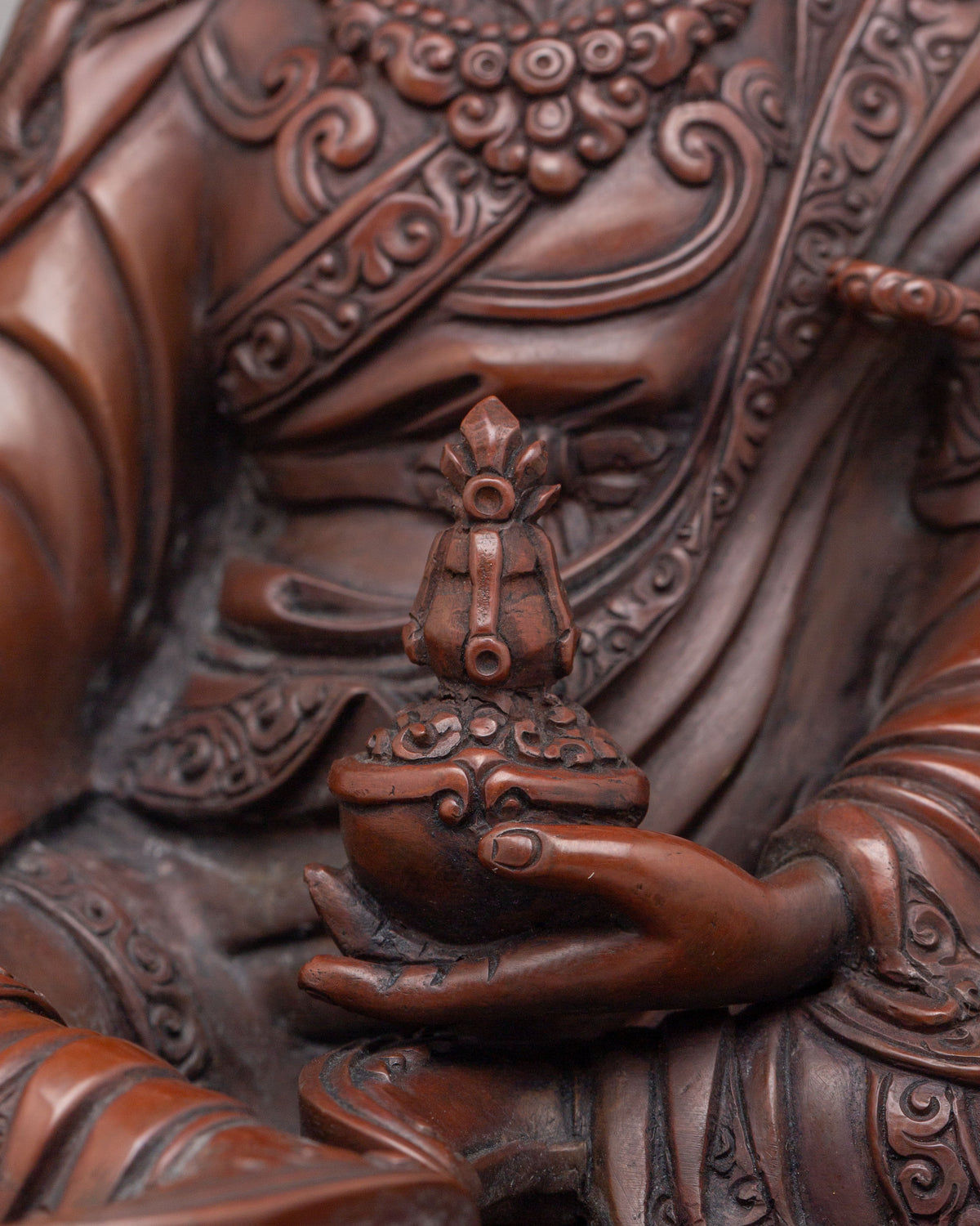 Himalayan Padmasambhava Sculpture | Statue for Dharma Decor