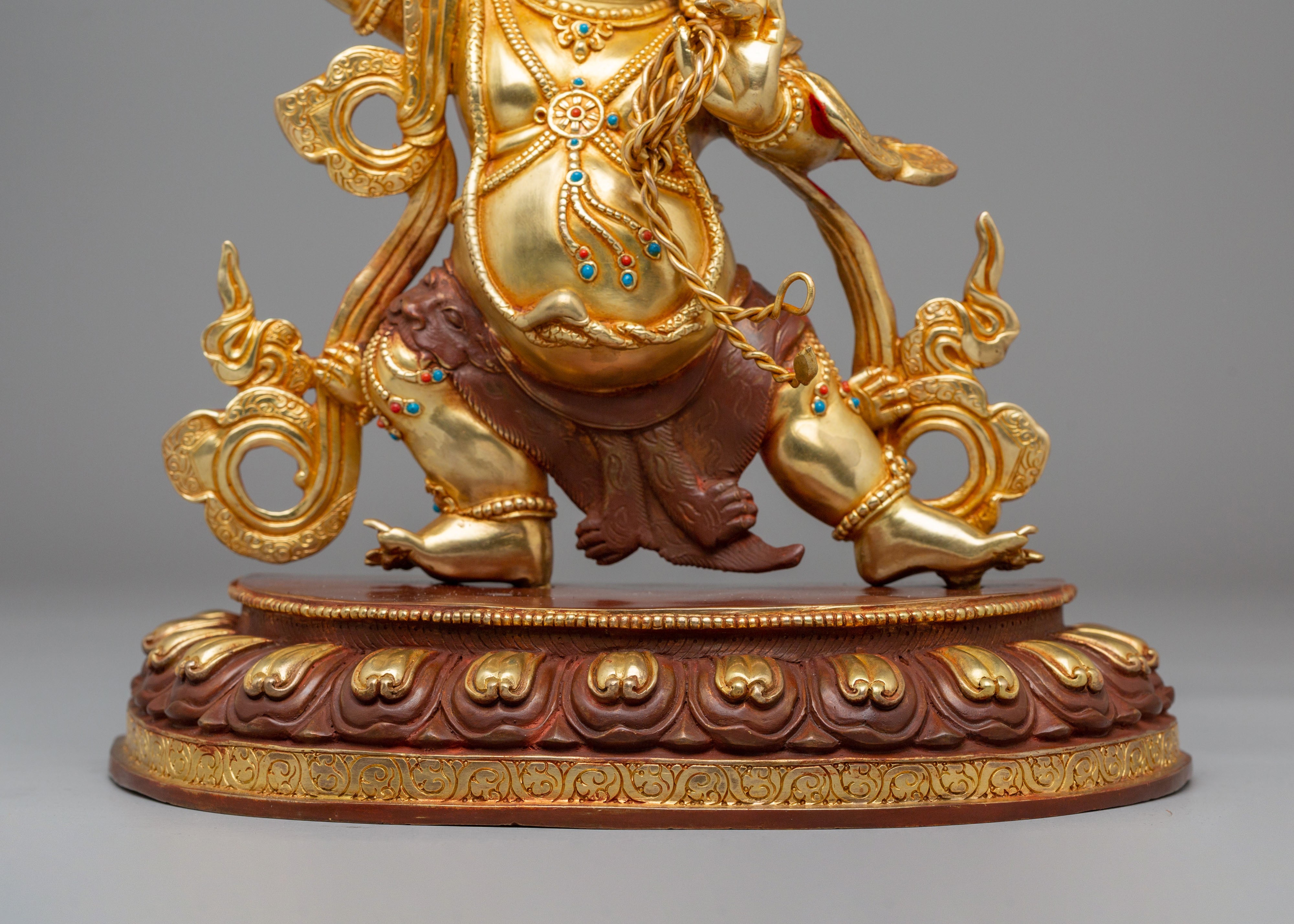 Handcrafted Vajrapani Buddhist Statue | Symbol of Protection and Strength