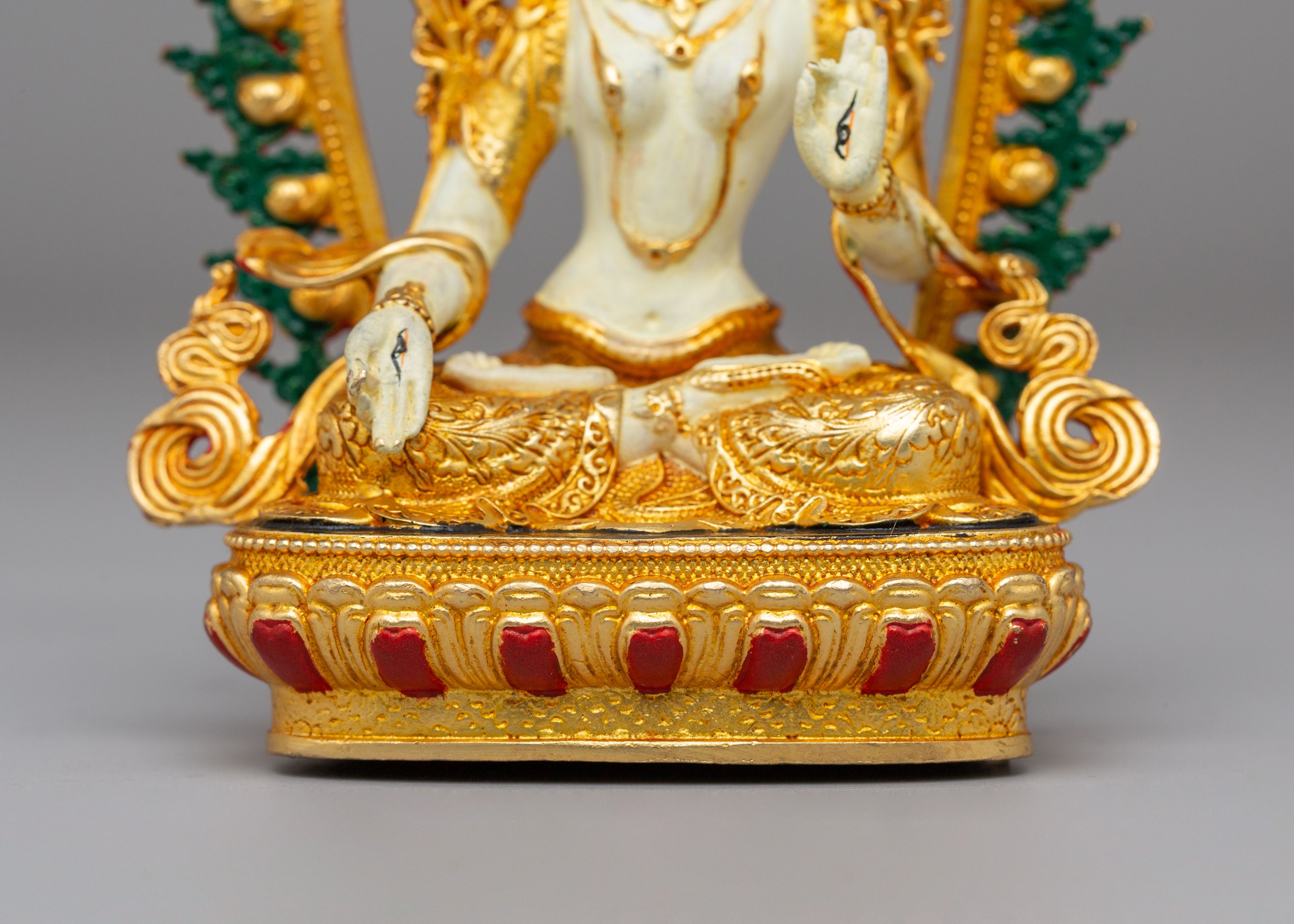 Traditional White Tara Deity Statue | Goddess of Compassion