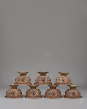 Handmade Filigree Offering Bowl Set 