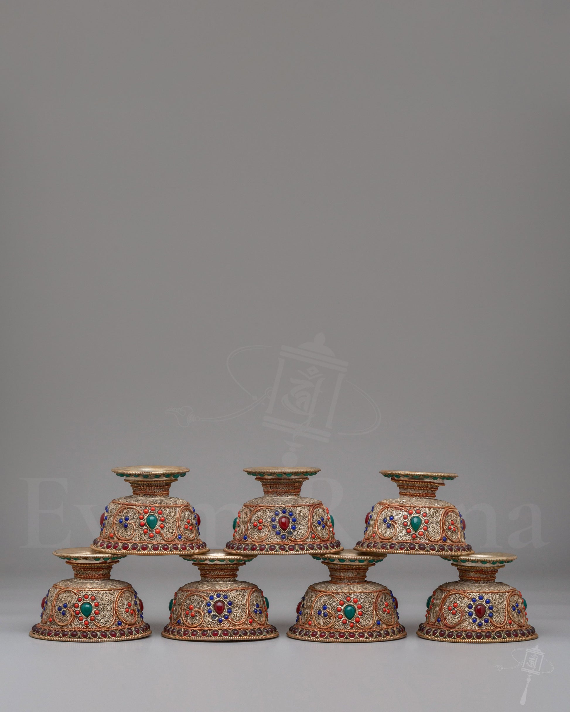 Handmade Filigree Offering Bowl Set 