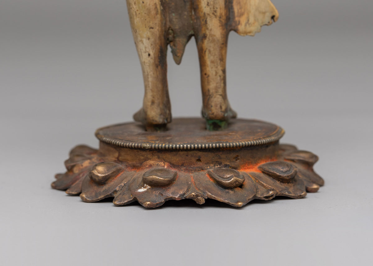15 Years Old Standing Lokeshwor Statue | Spiritual Home Decor