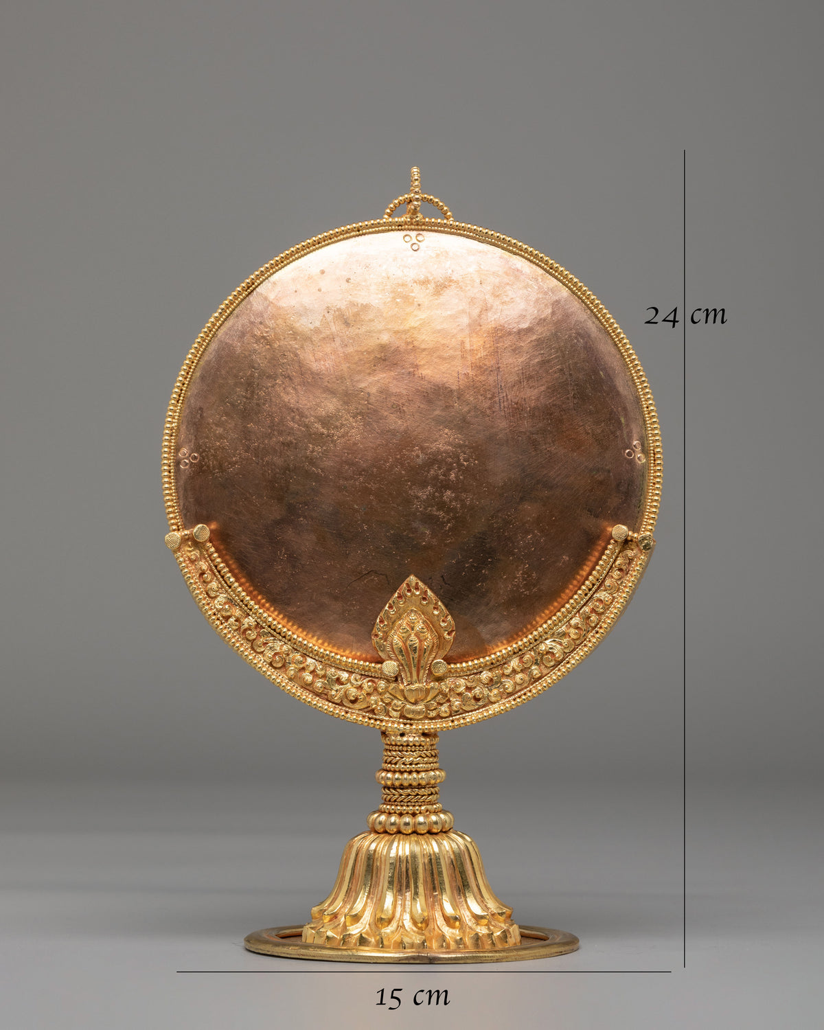 Buddhist Melong Mirror | Handcrafted Spiritual Decor