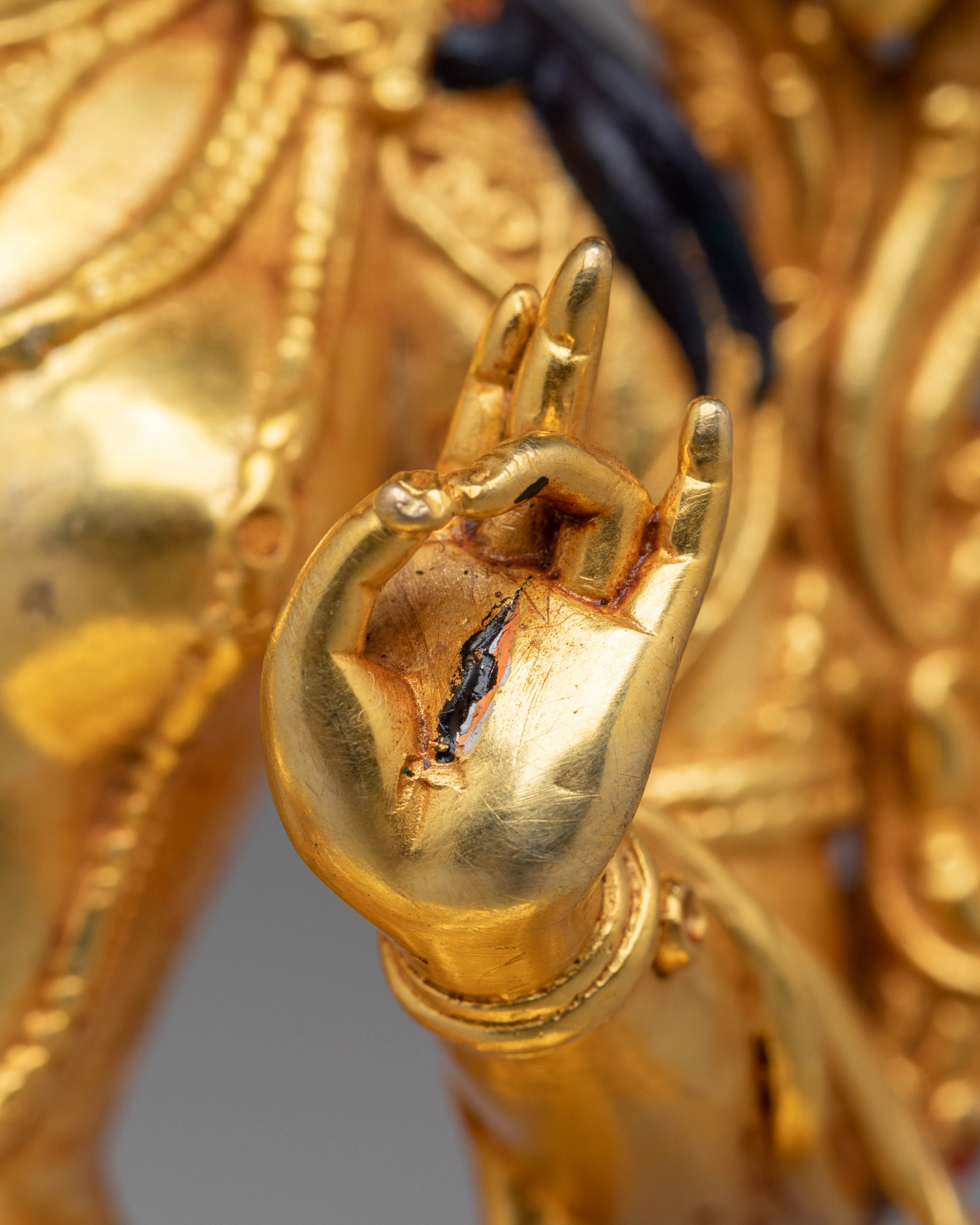 Handmade Buddhist White Tara Statue | Goddess of Healing and Longevity