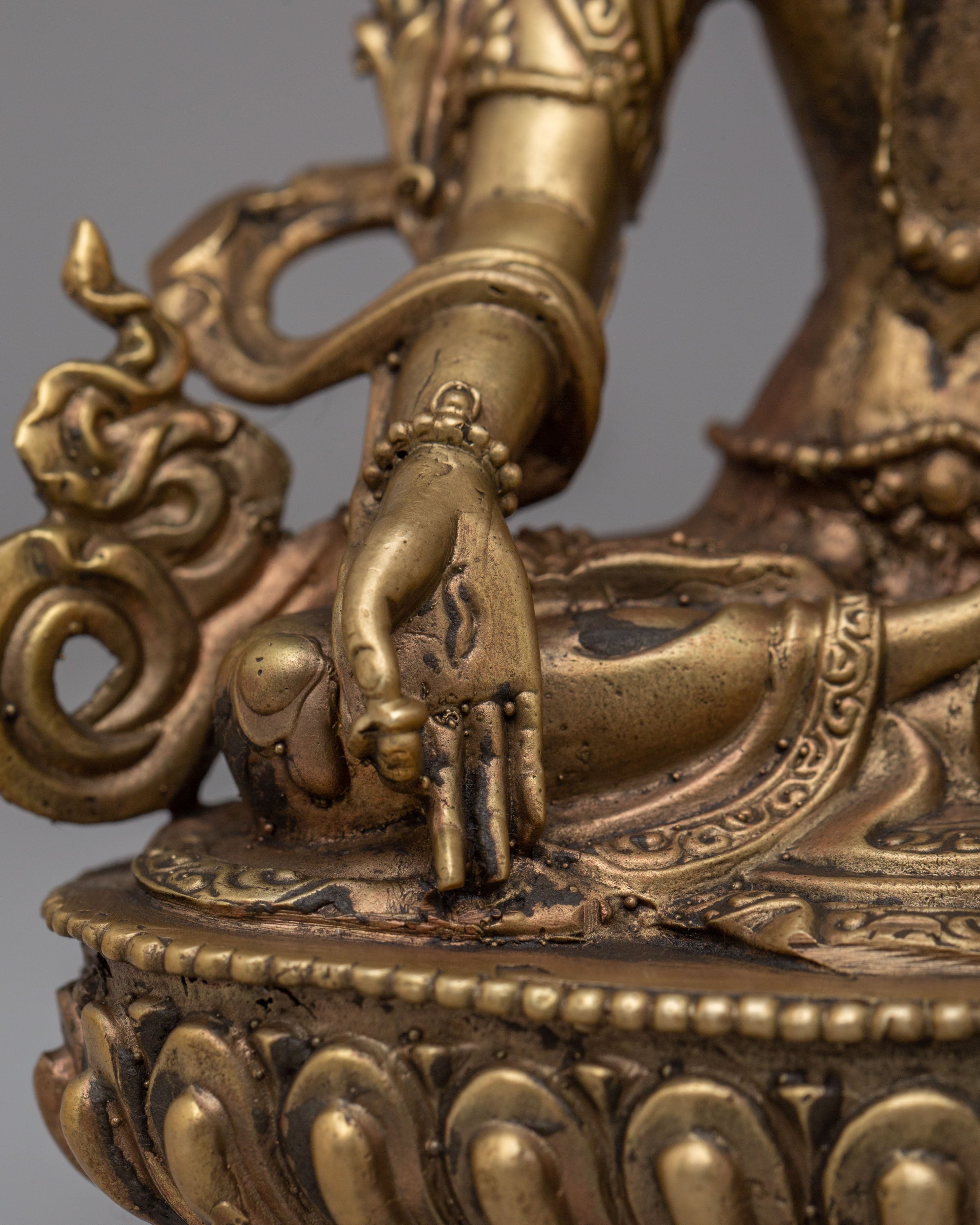 Handcrafted Tibetan White Tara Statue | Mother of Liberation