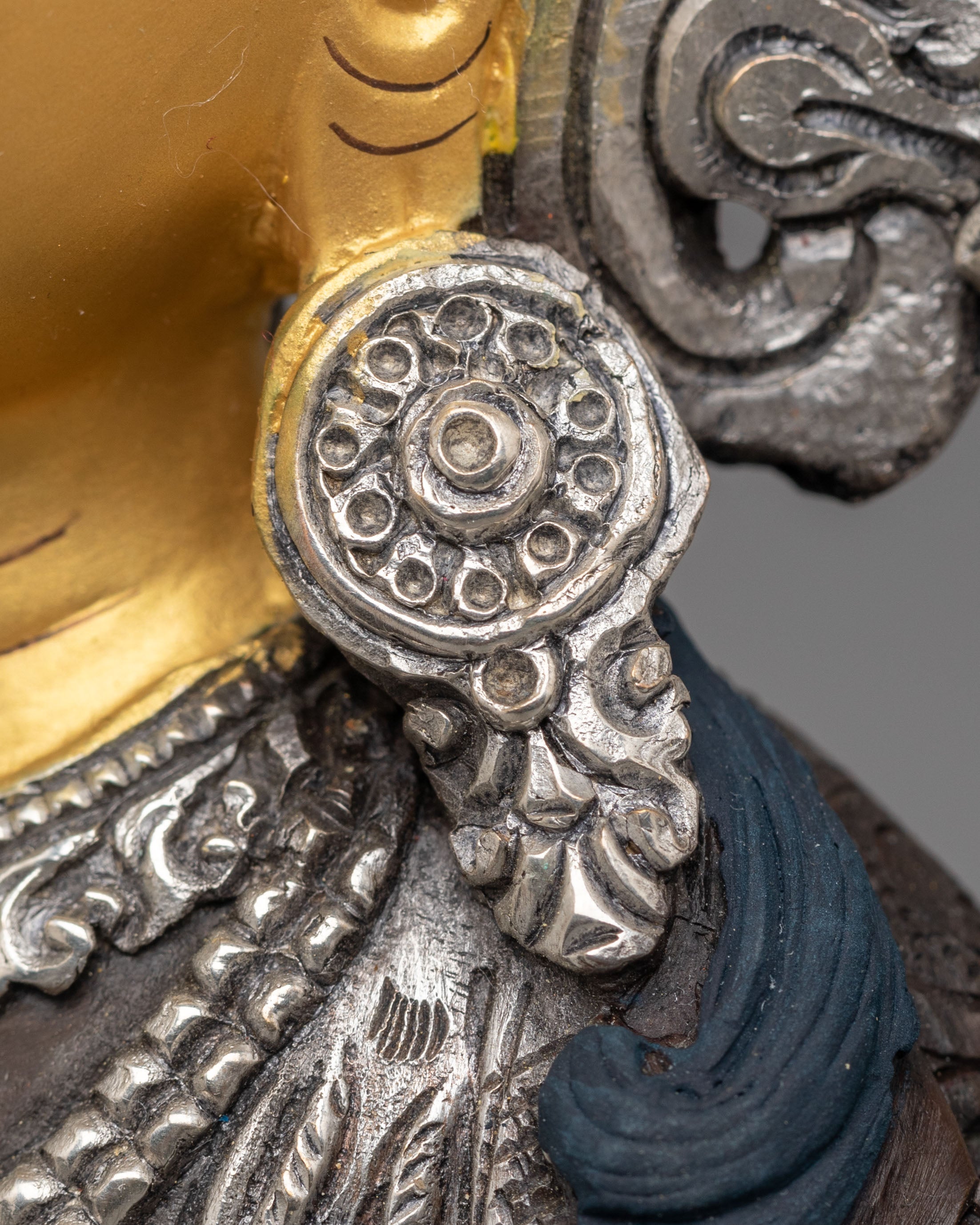 Tibetan Chenrezig Figurine | Bodhisattva of Compassion Statue