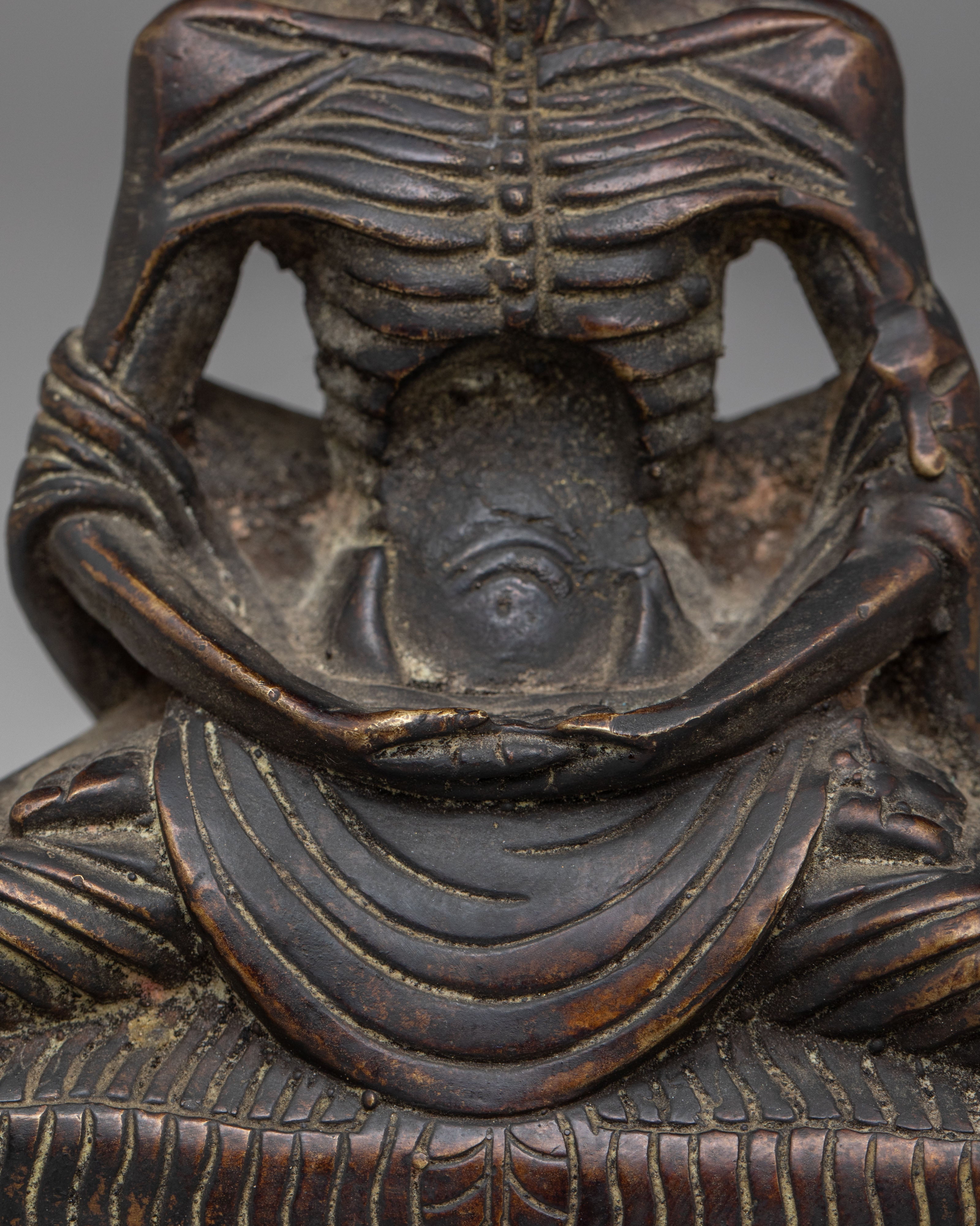 Himalayan Fasting Buddha Statue | Handcrafted Brass Statue