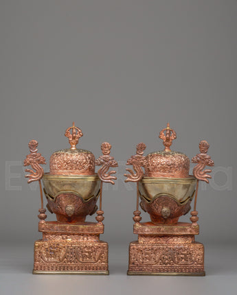 Handmade Tibetan Kapala Set