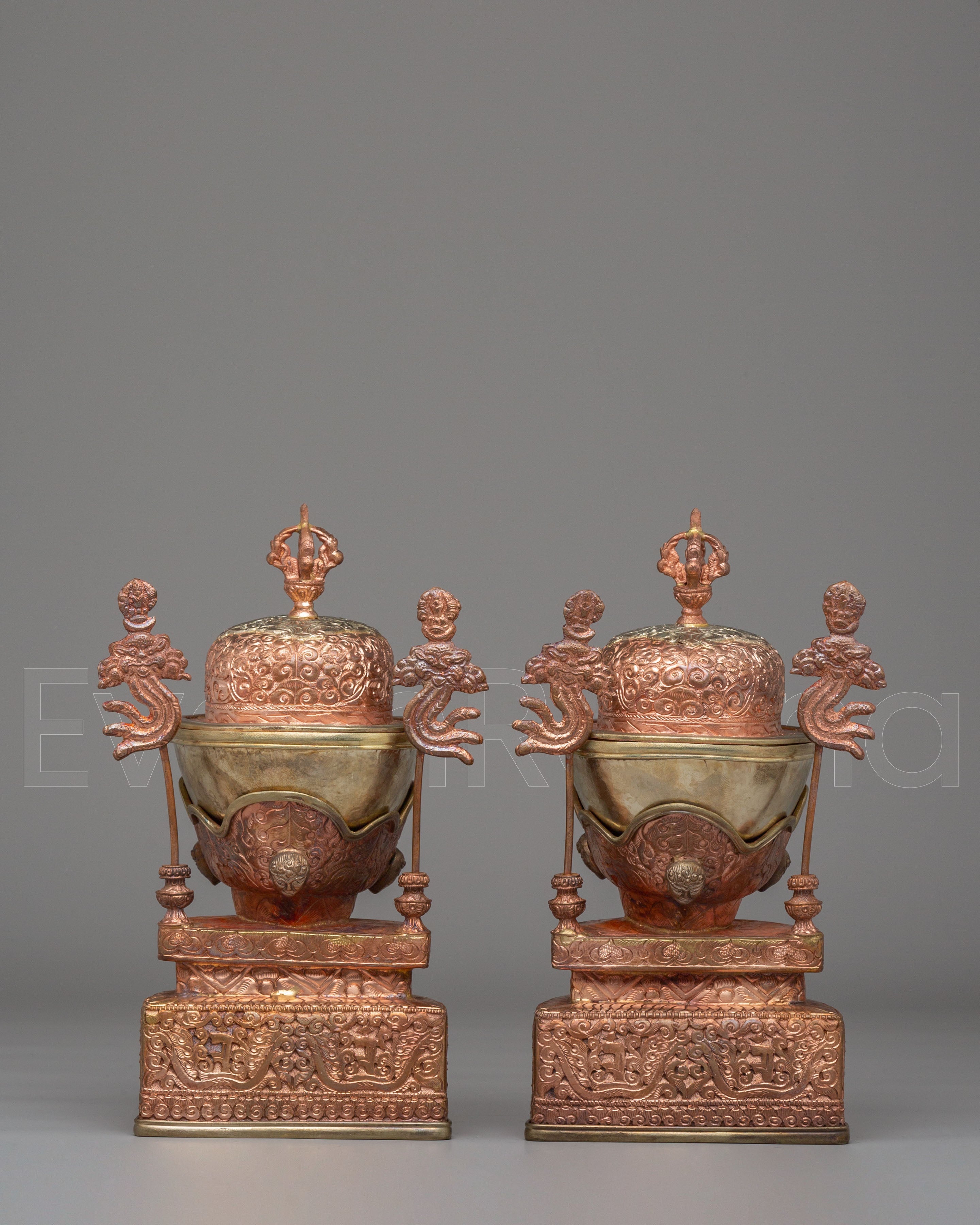 Handmade Tibetan Kapala Set