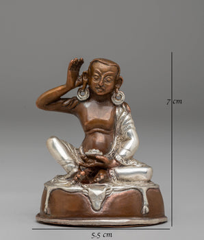 Buddhist Milarepa Handmade Statue | Milarepa Statue for Altar
