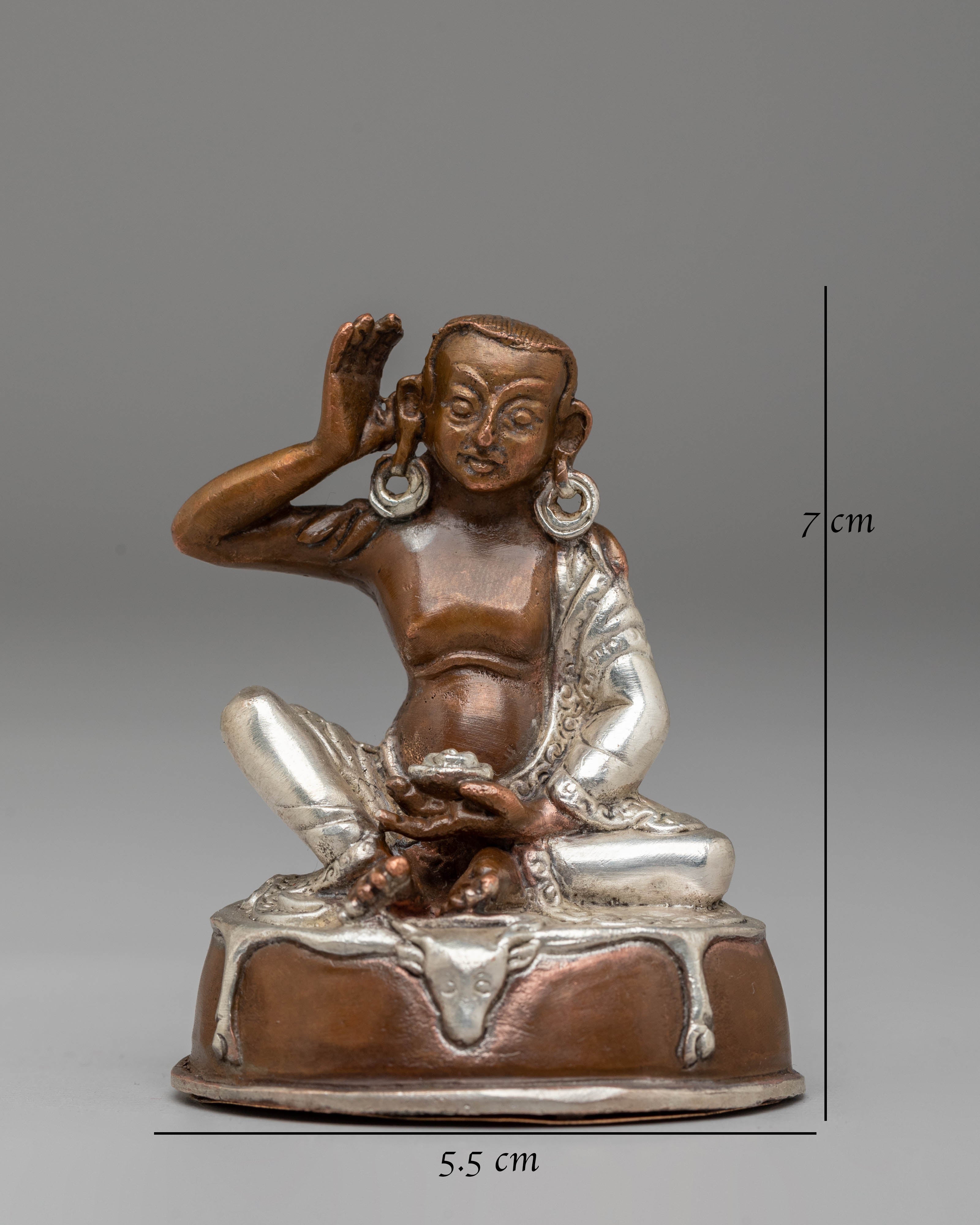 Buddhist Milarepa Handmade Statue | Milarepa Statue for Altar