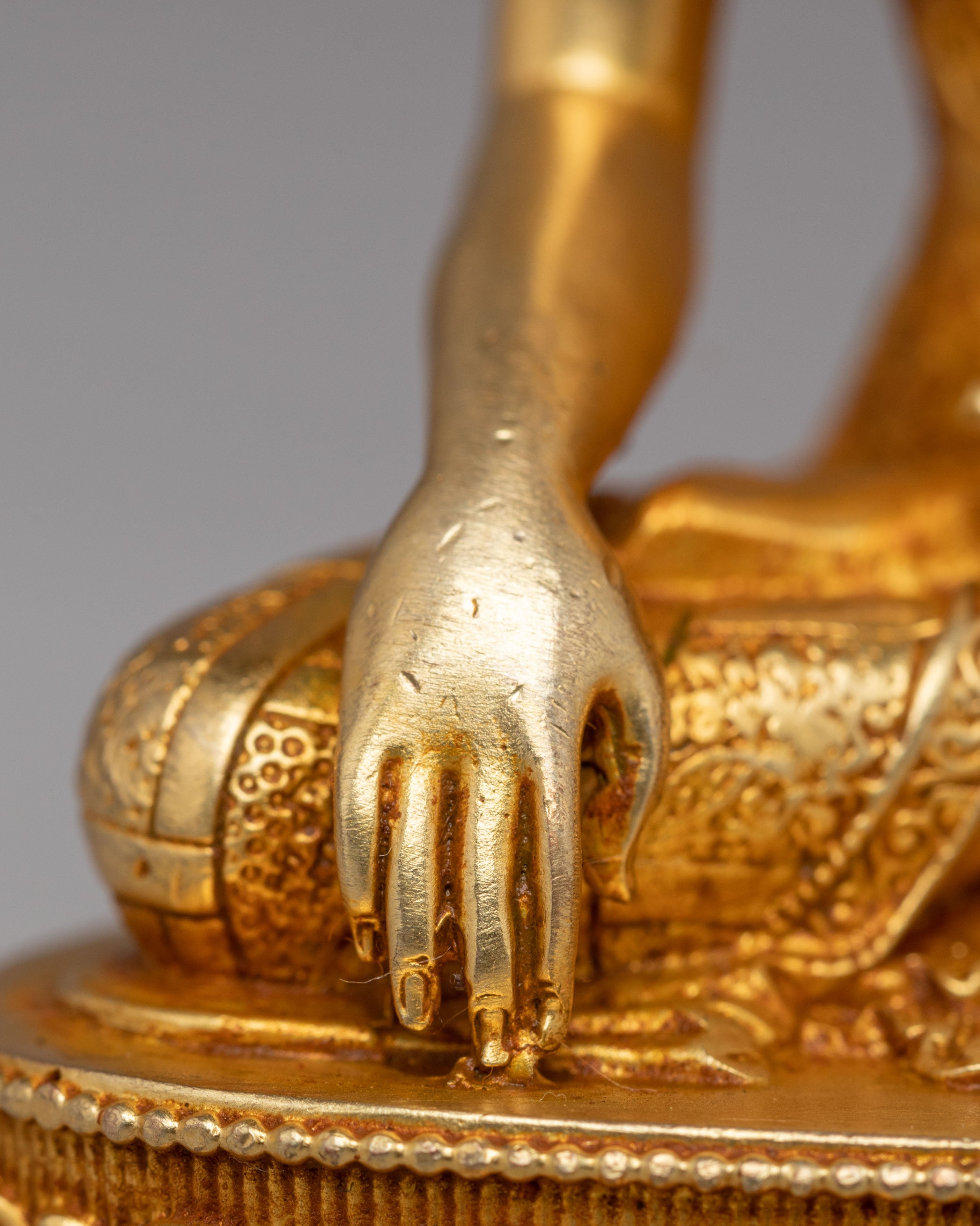 Handcrafted Buddha Dharma Sangha Statue Set | Spiritual Decor for Meditation