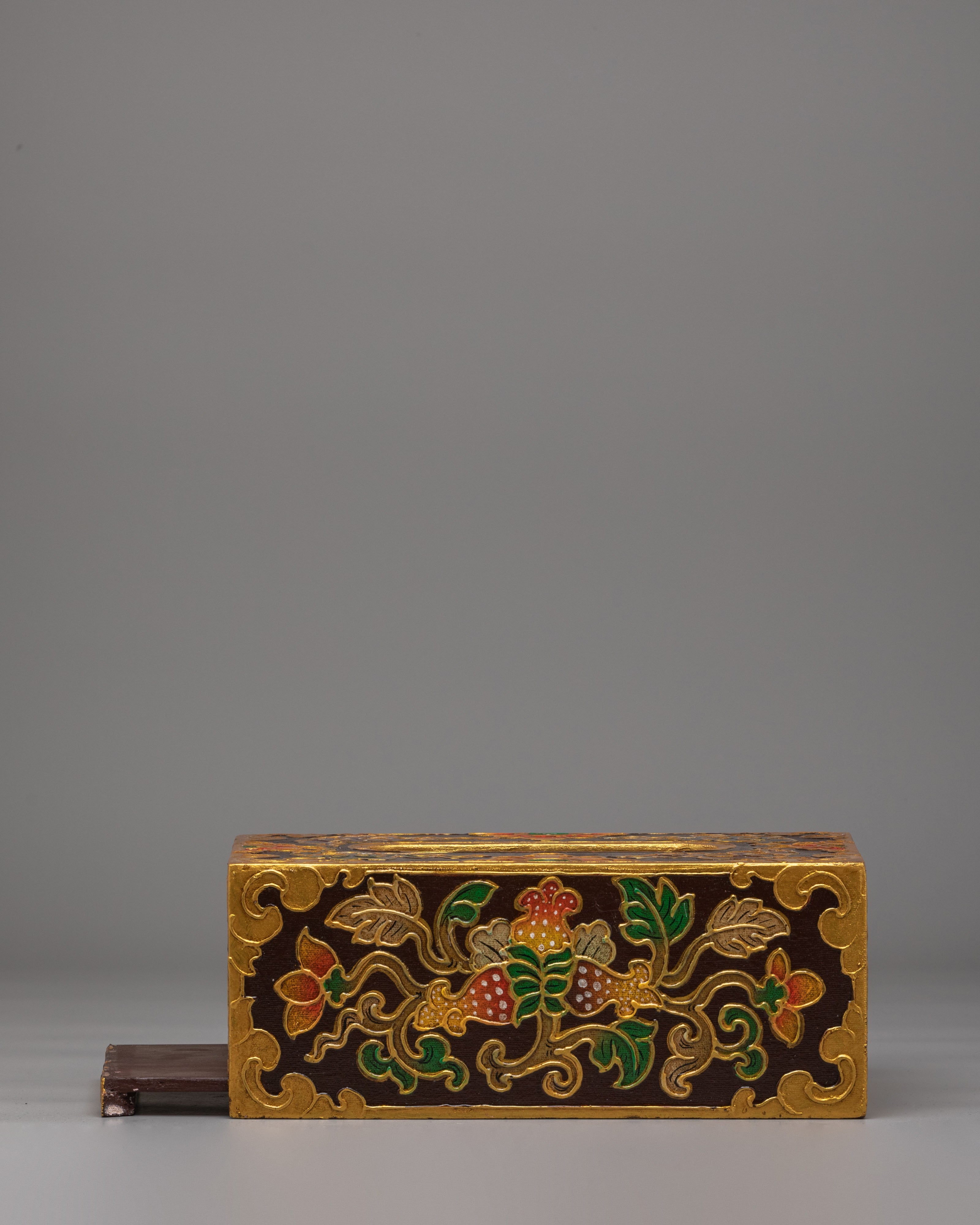 Himalayan Tissue Holder |  Floral Motif Tissue Box