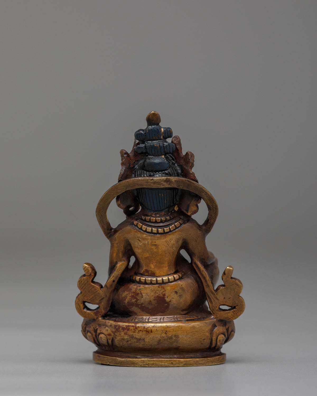 Dzambhala Meditation Wealth Deity Statue | Spiritual Decor for Prosperity