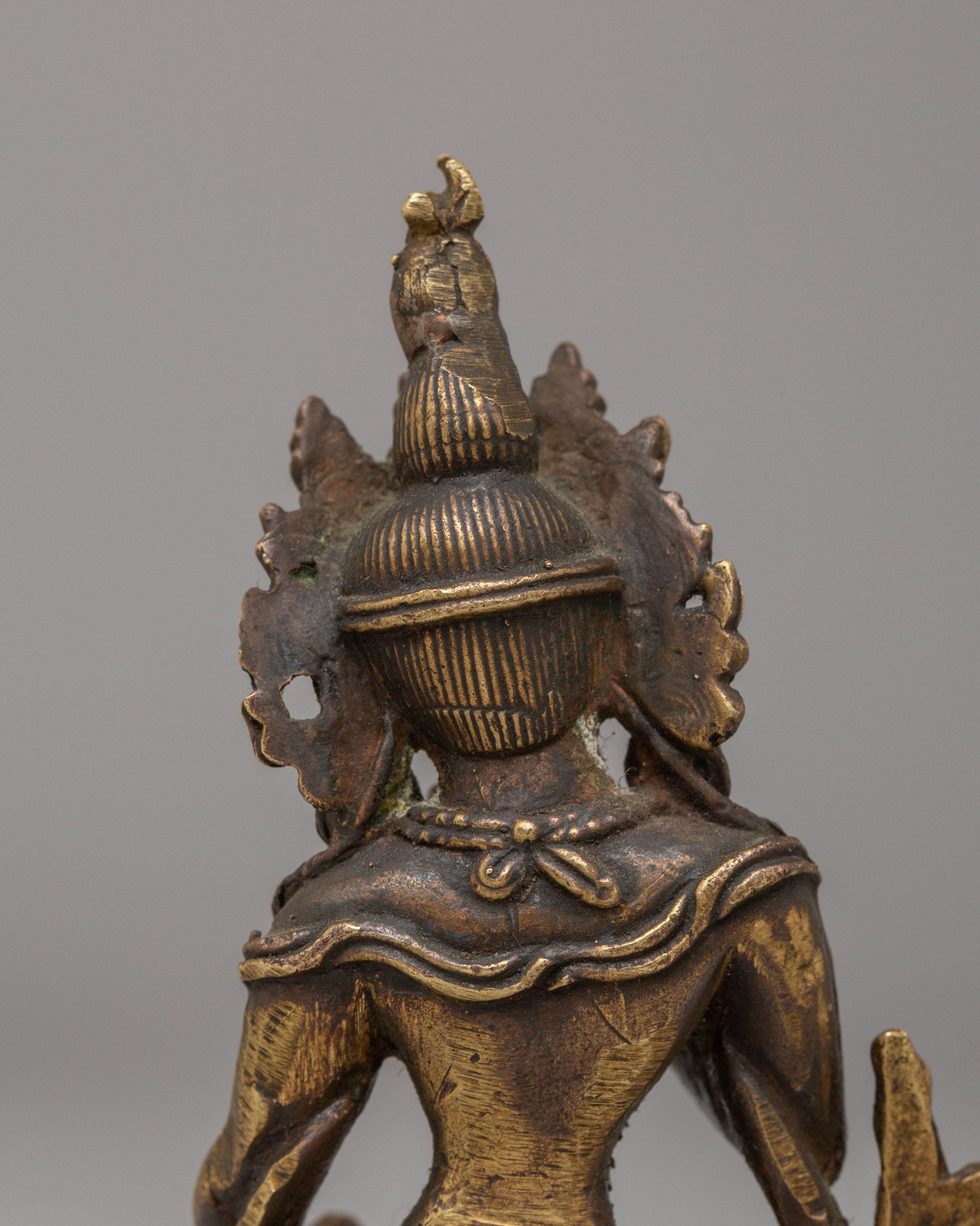 Handcrafted Vajrasattva Buddhist Statue | Sacred Copper Body