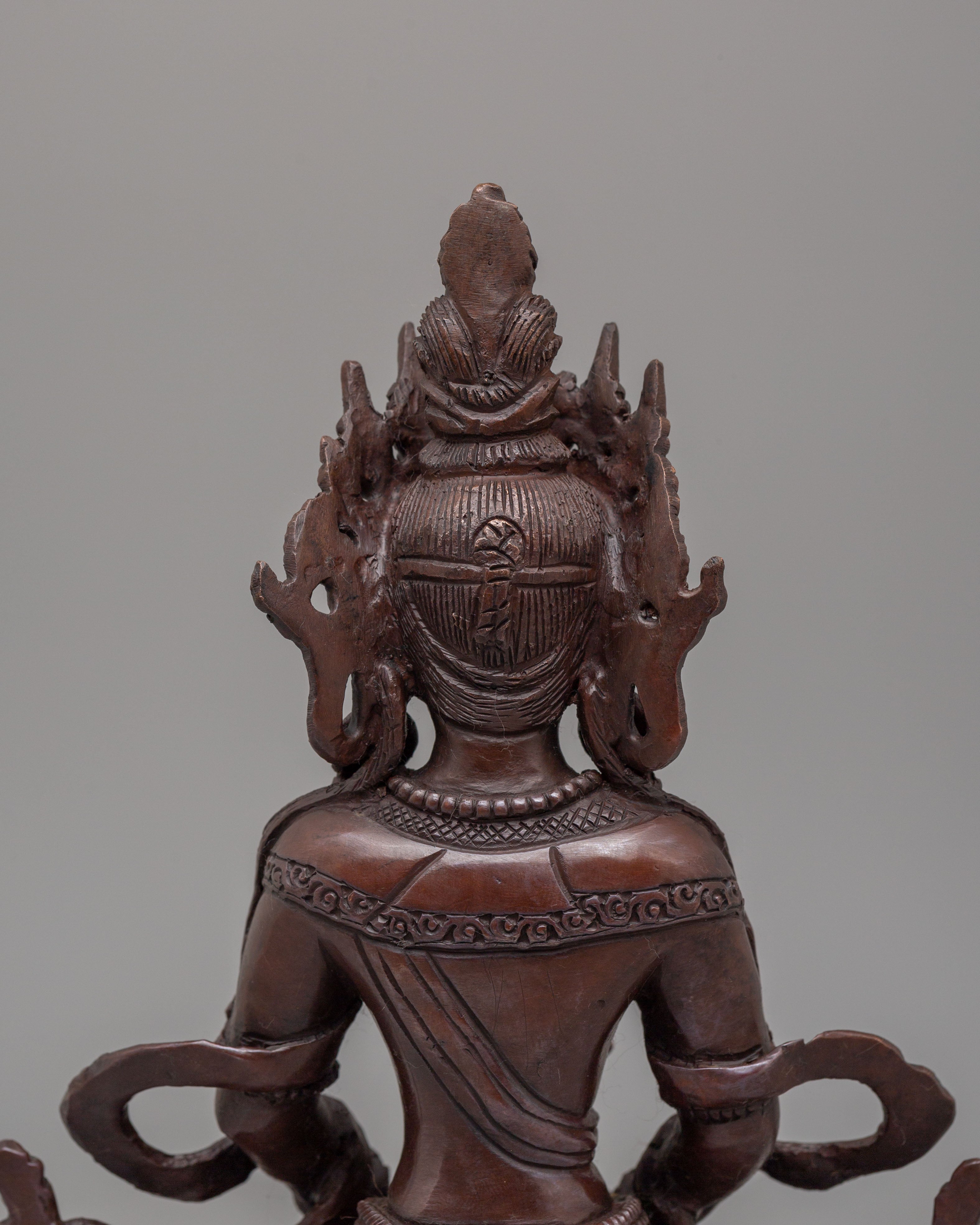Buddhist Long Life Buddha Sculpture | Statue of Amitayus