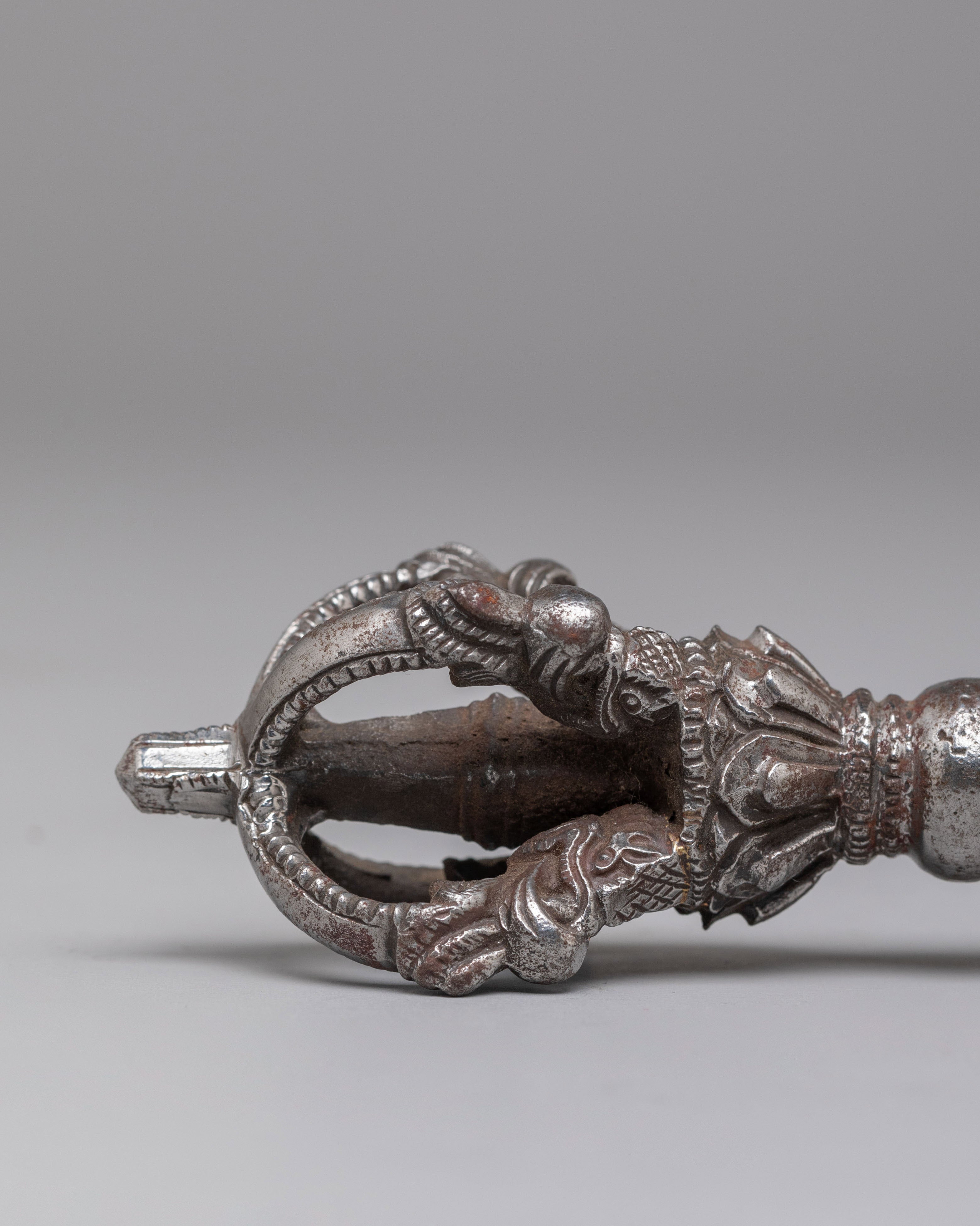 Sacred Buddhist Dorje Bell Set | Bronze Vajra and Bell Ritual Tool