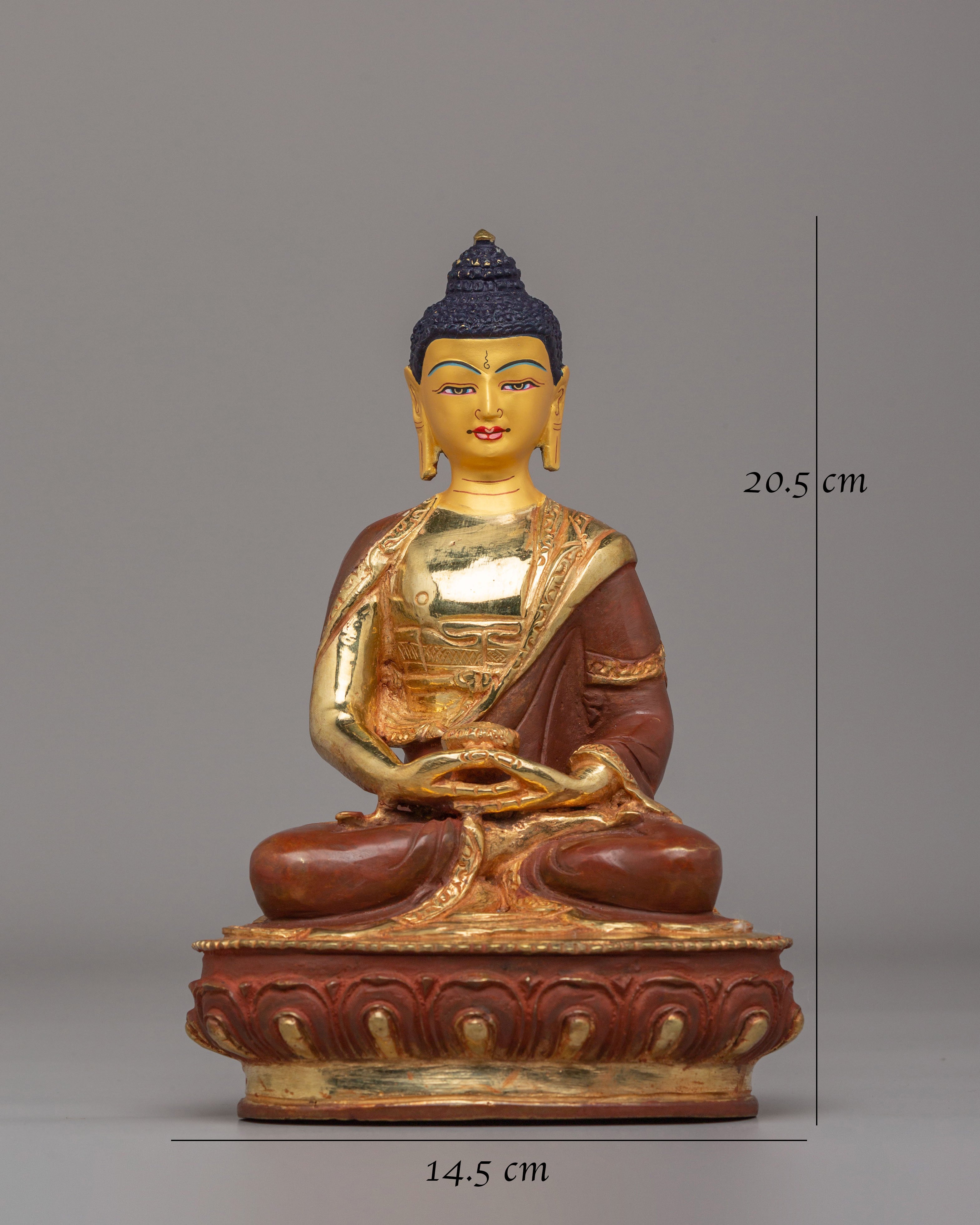 Enlightened Amitabha Buddha Sculpture | Tibetan Handmade Statue
