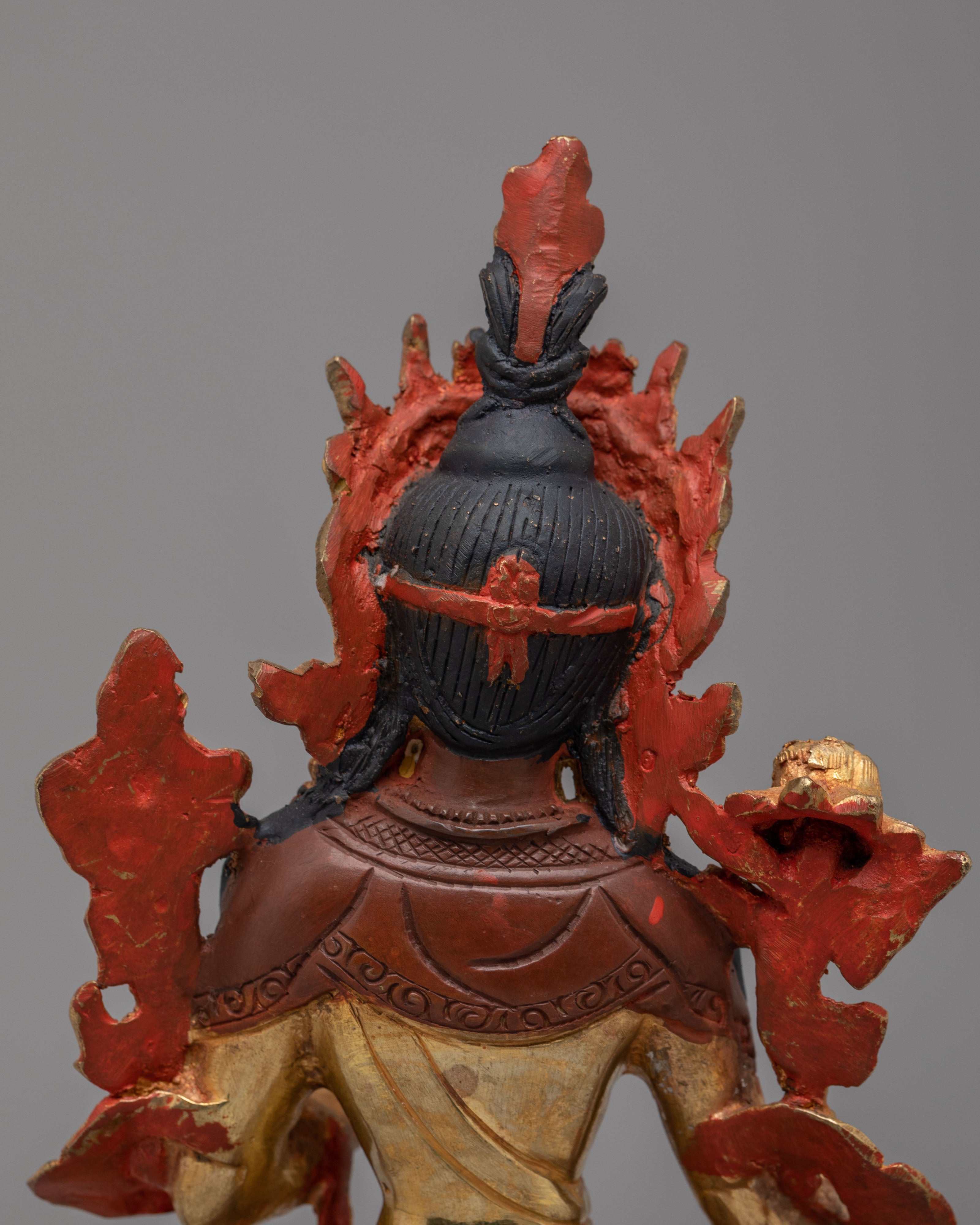 Buddhist Green Tara Deity Statue | Handmade Tibetan Art