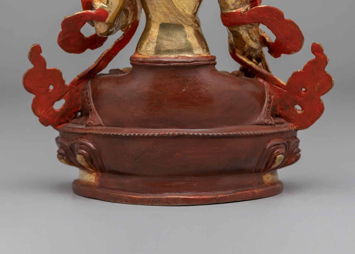 Buddhist White Tara Deity Statue | Traditional Artwork