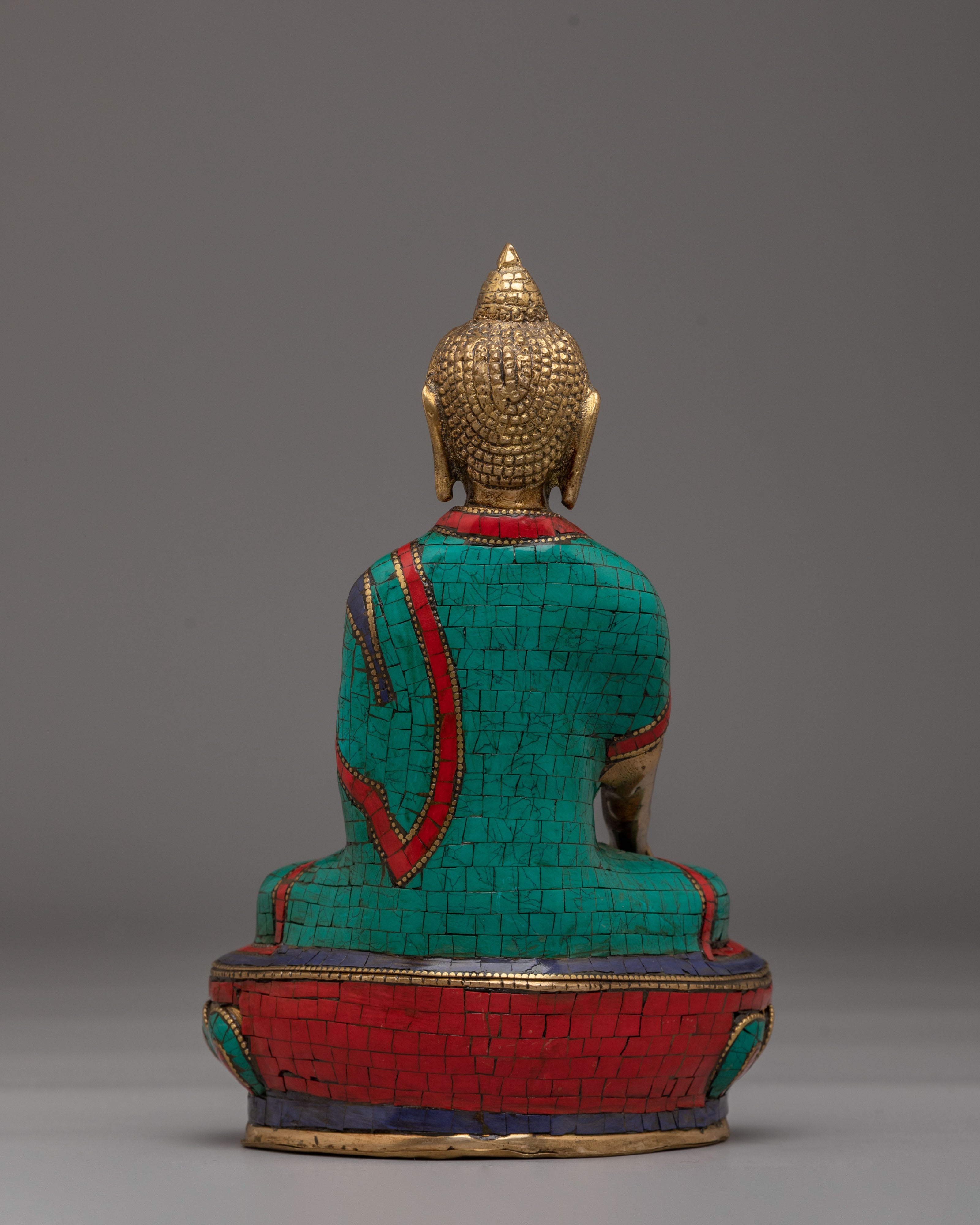 Traditional Sacred Shakyamuni Buddha Statue | Tibetan Buddhist Art