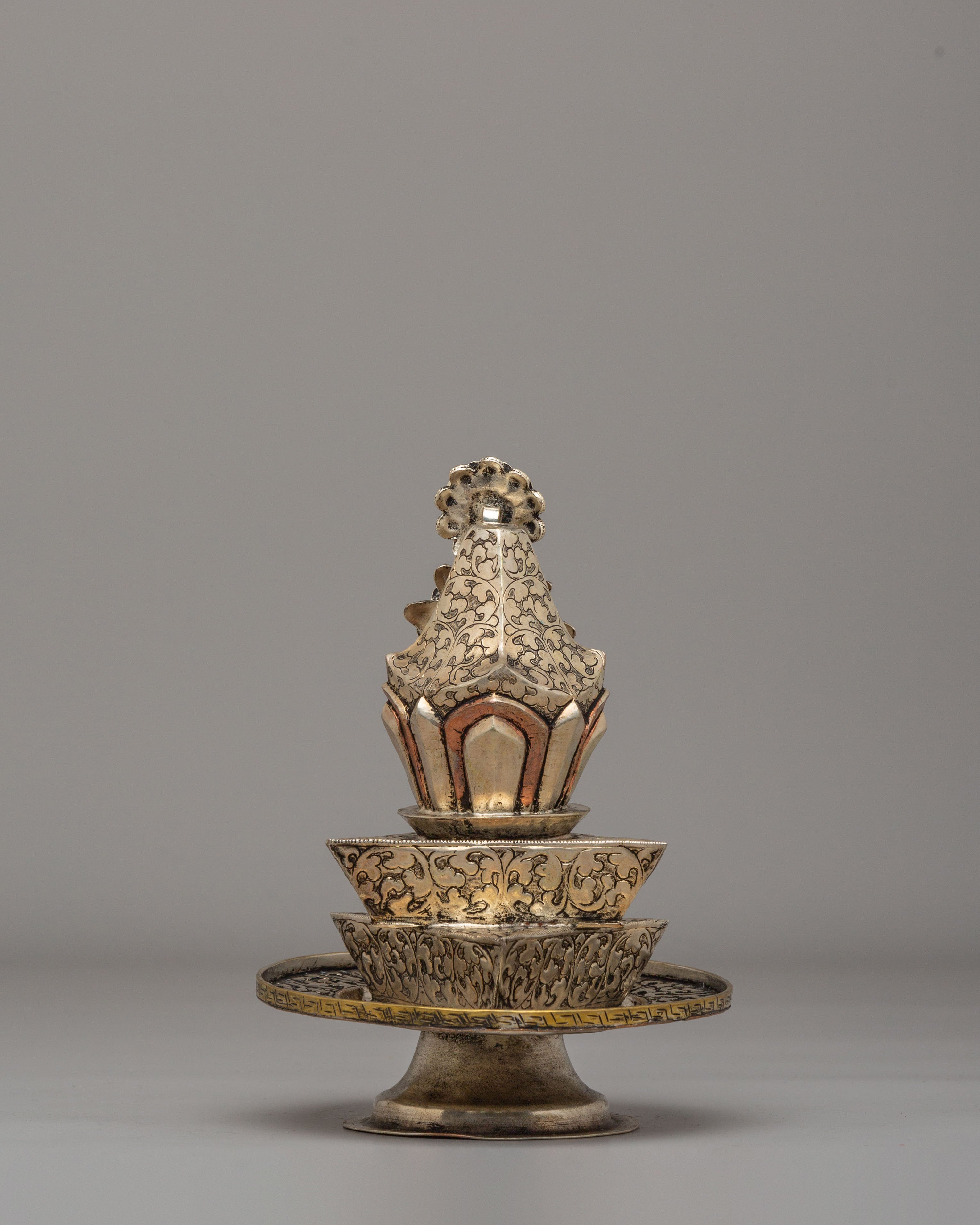 Tibetan Serkyem for Altar Rituals | Offering Vessels for Ritual Ceremonies