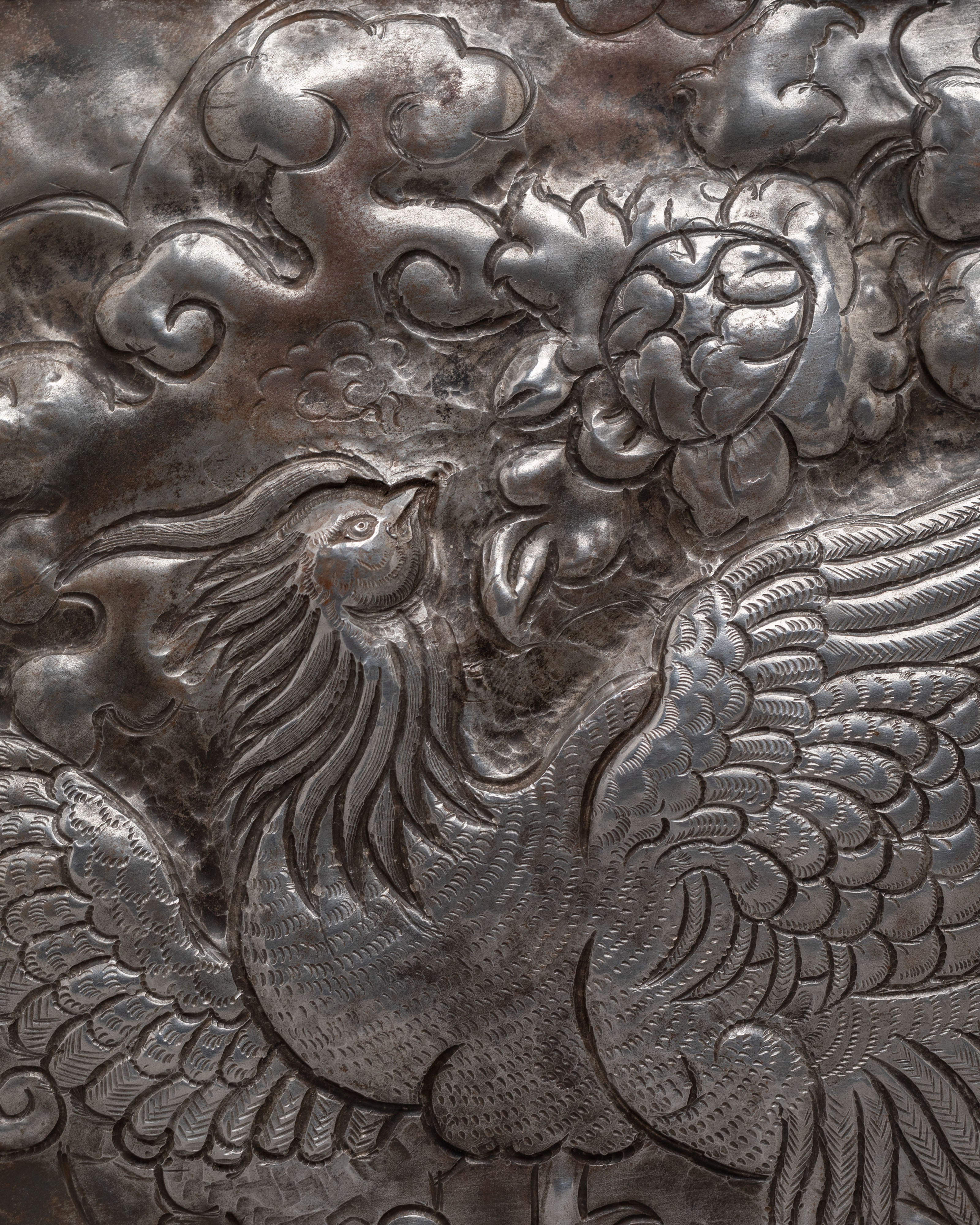 Sacred Himalayan Phoenix Wall Decor Panel | Spiritual Home Decor