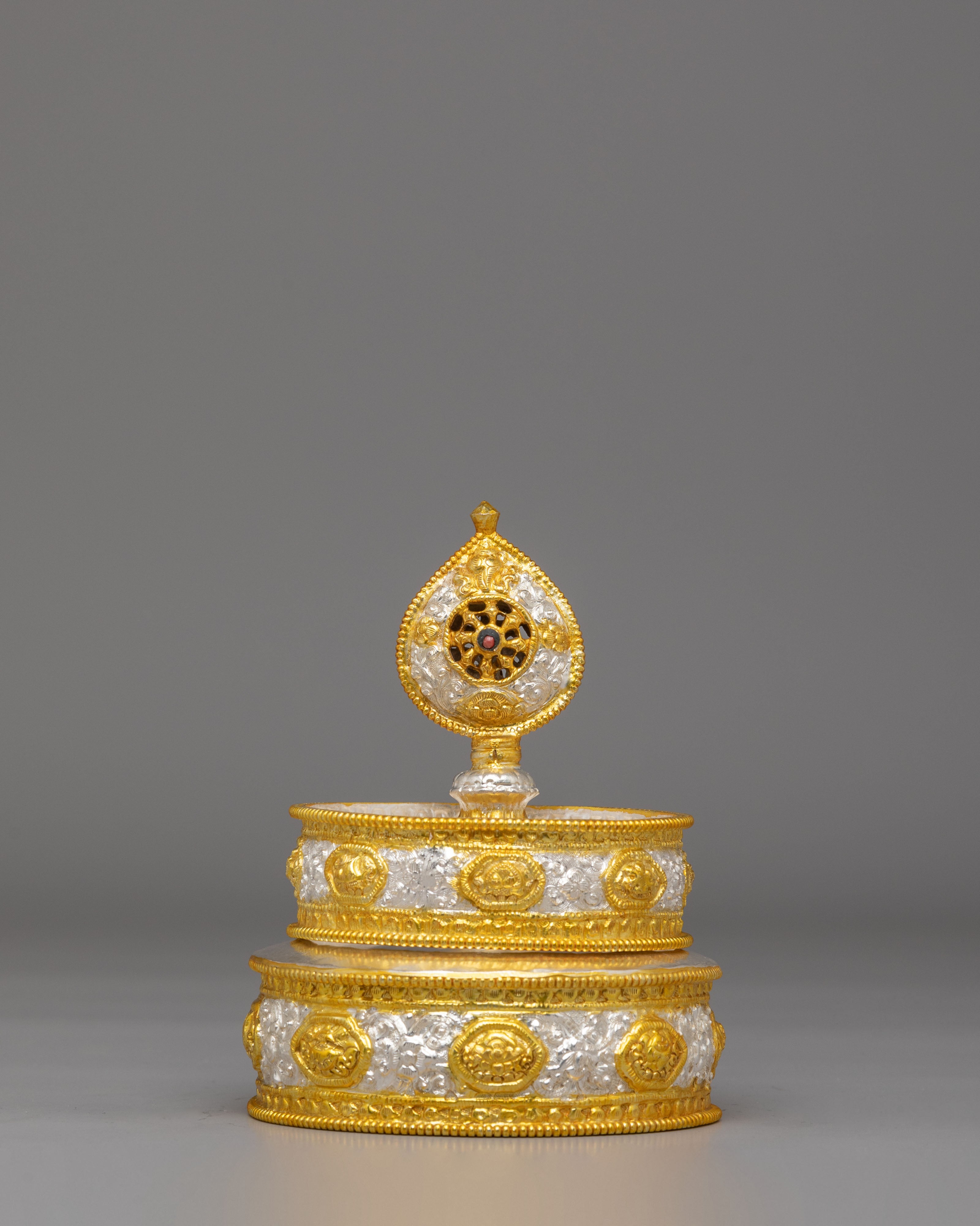Sacred Ritual Mandala Offering | Traditional Buddhist Decor
