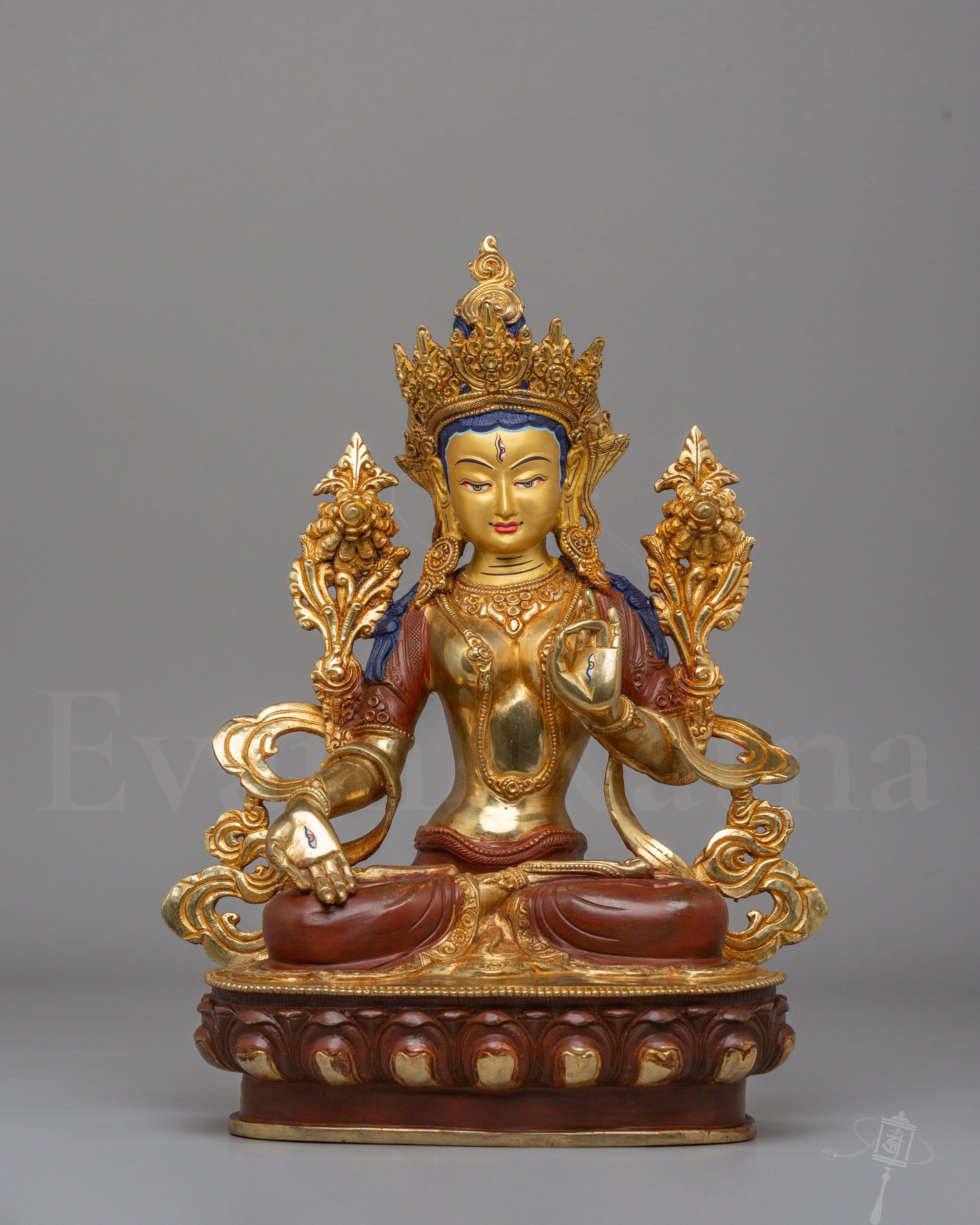 Healing and Longevity White Tara Sculpture
