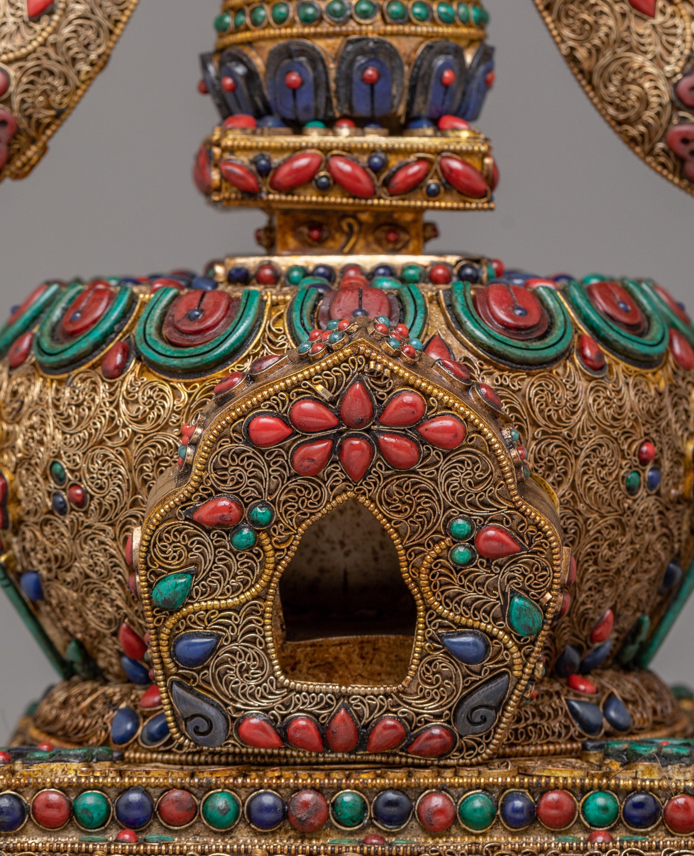 Traditional Sacred Jangchub Stupa | Tibetan Buddhist Shrine Decor
